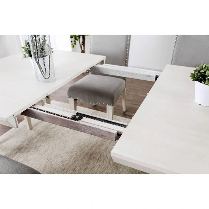 Daniella Antique White/Gray 7-Piece Dining Room Set - Image 4