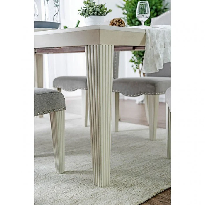 Daniella Antique White/Gray 7-Piece Dining Room Set - Image 5