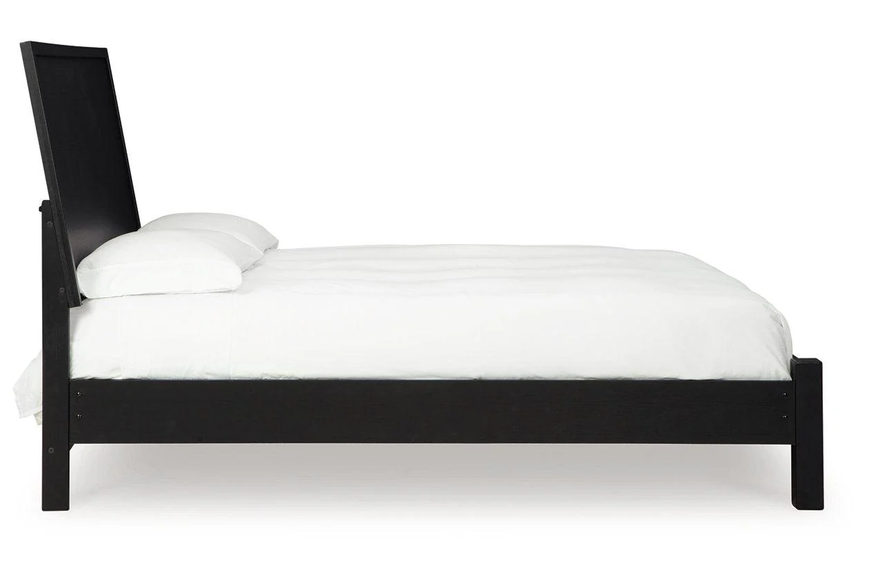 Danziar Black King Platform Bed - Image 4