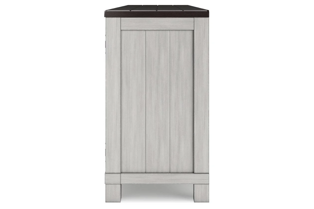 Darborn Gray/Brown 88" TV Stand with Electric Fireplace - Image 3