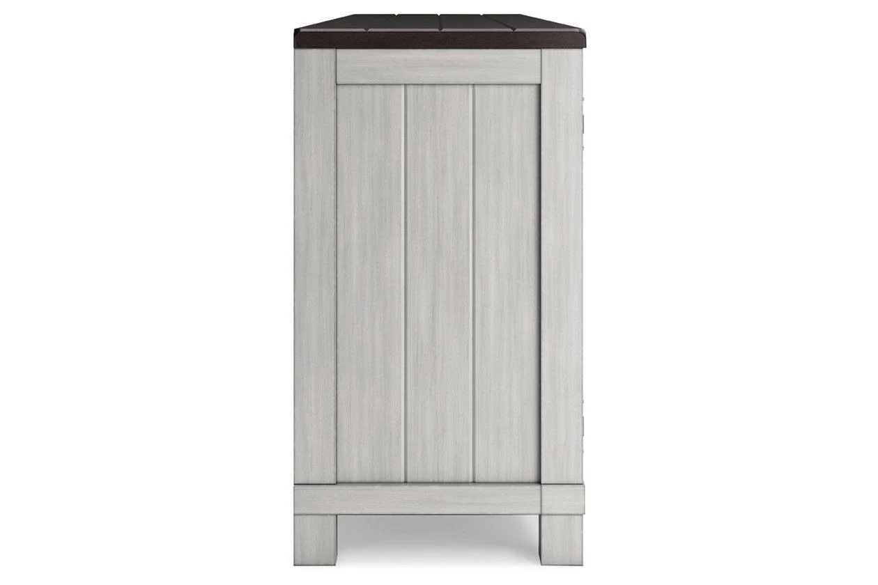 Darborn Gray/Brown 88" TV Stand with Electric Fireplace - Image 4