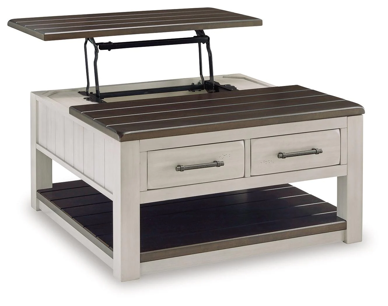Darborn Gray/Brown Lift Top Coffee Table - Image 2
