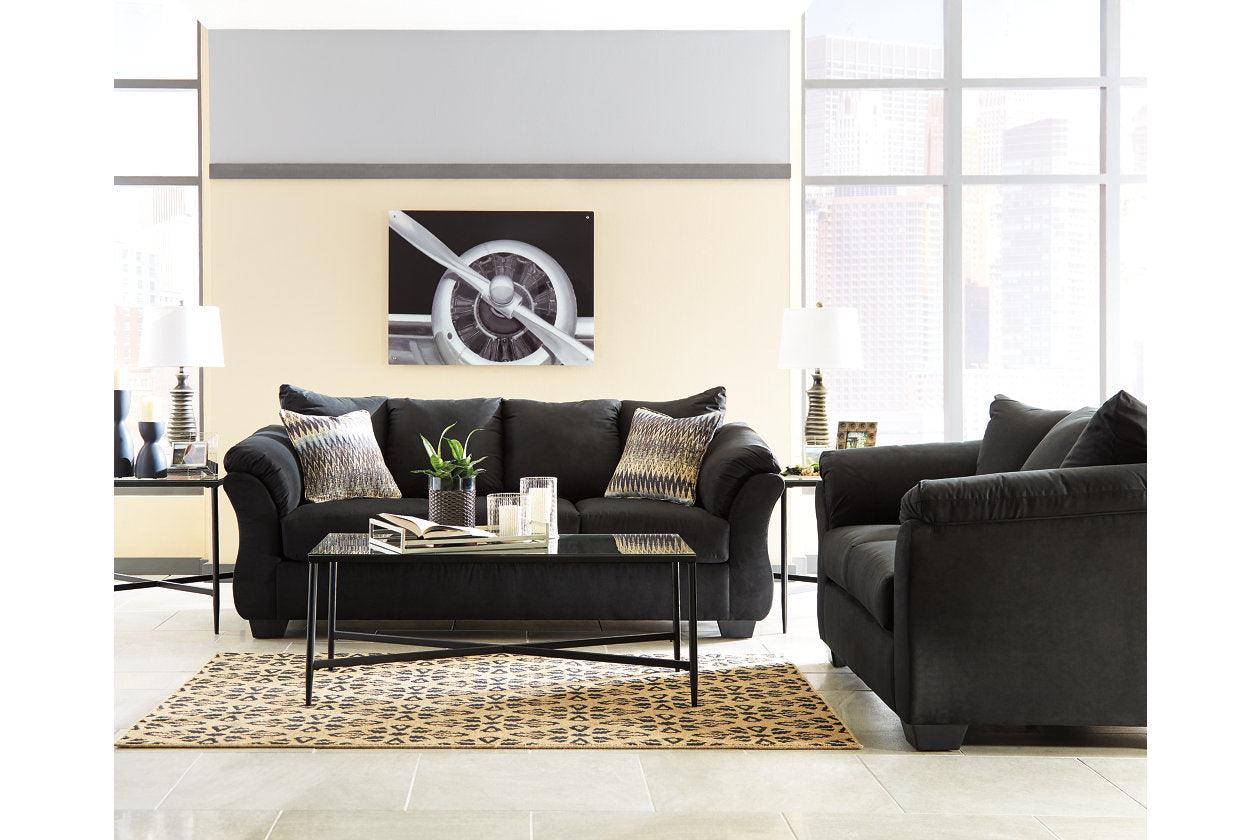 Darcy Black Sofa - Image 7