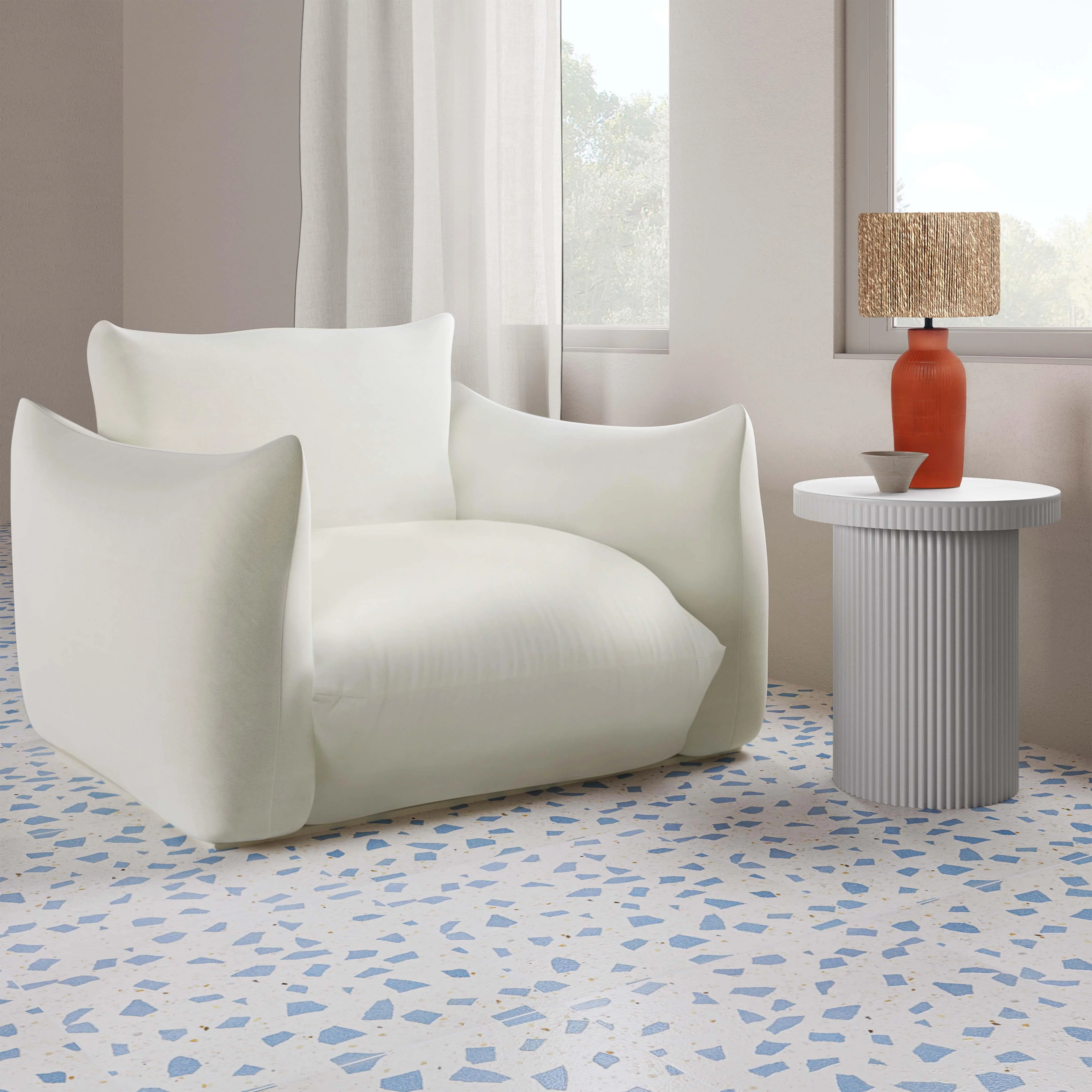 Darcy Concrete Indoor / Outdoor Side Table - Image 15