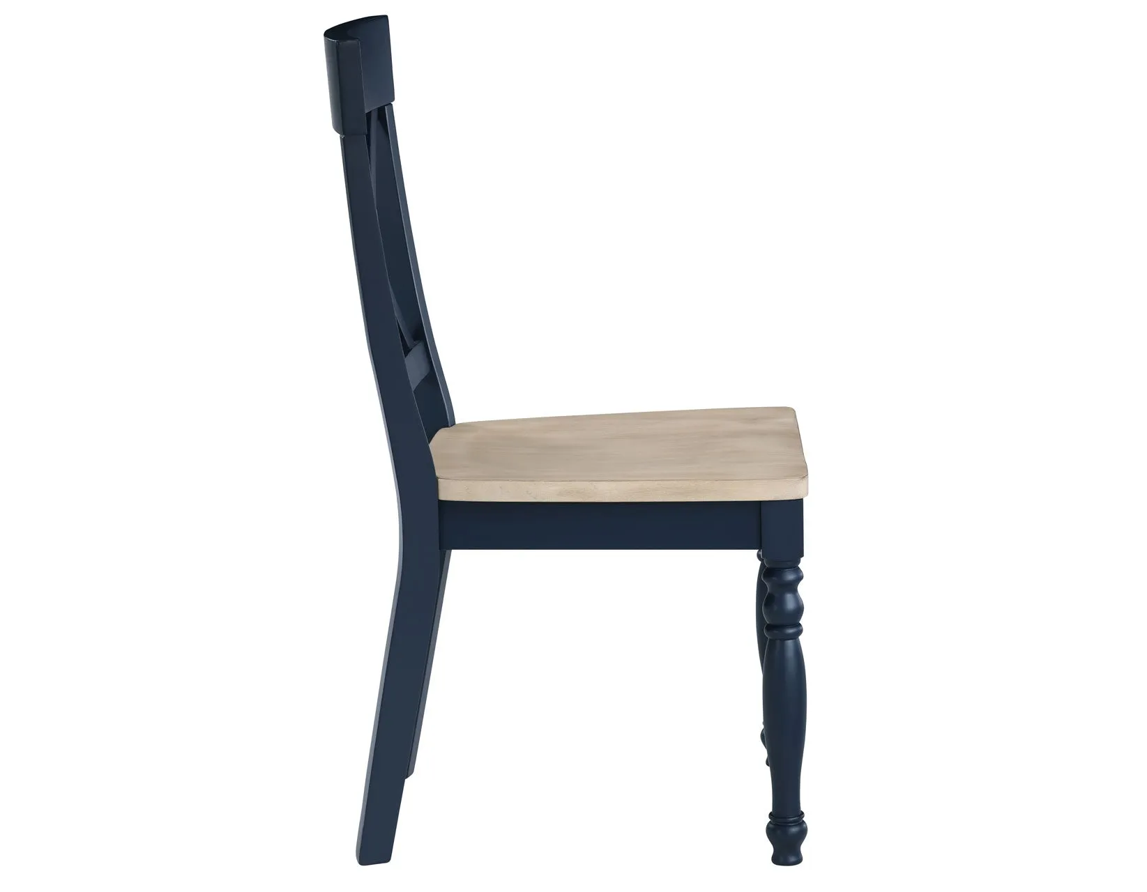 Darcy Midnight Blue/Natural Counter Height Dining Set with 18-inch Leaf - Image 19