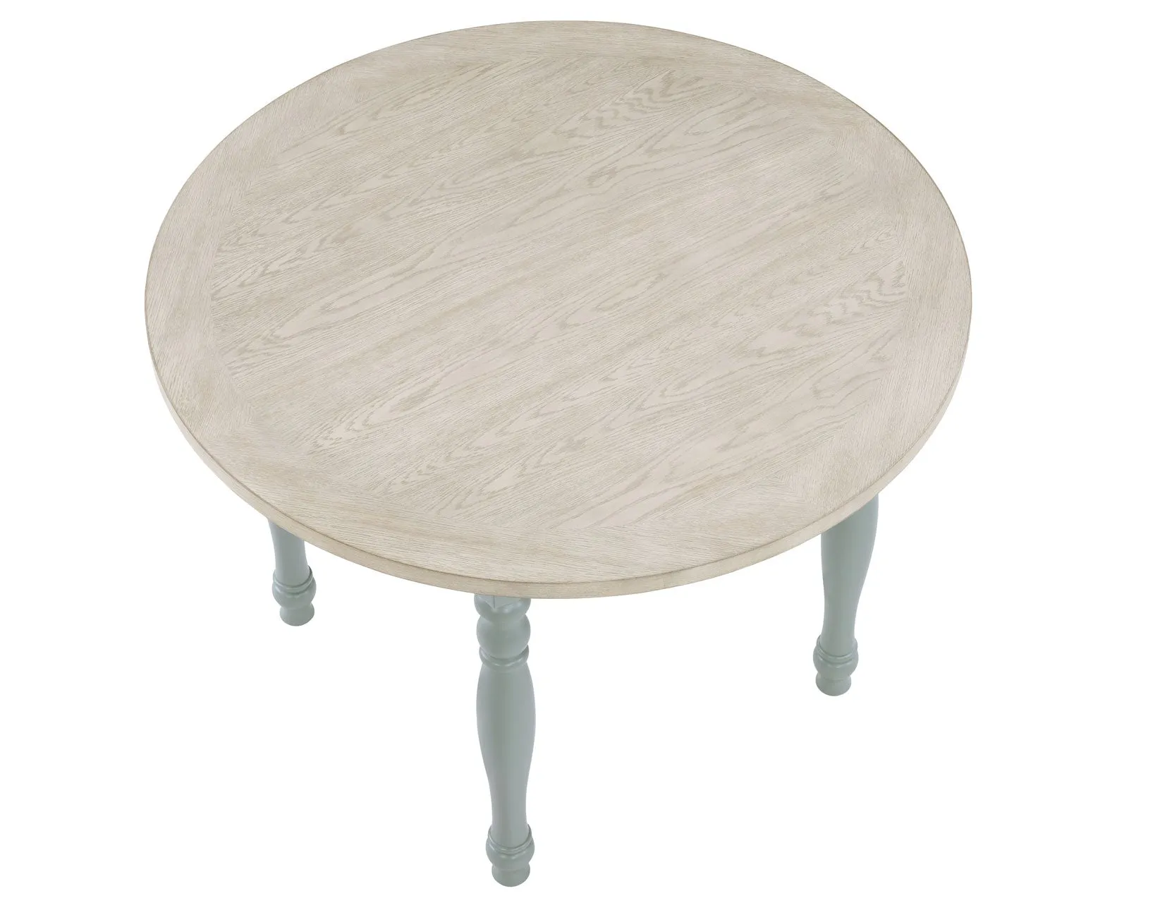 Darcy Mint Green/Natural Round Dining Room Set - Image 7