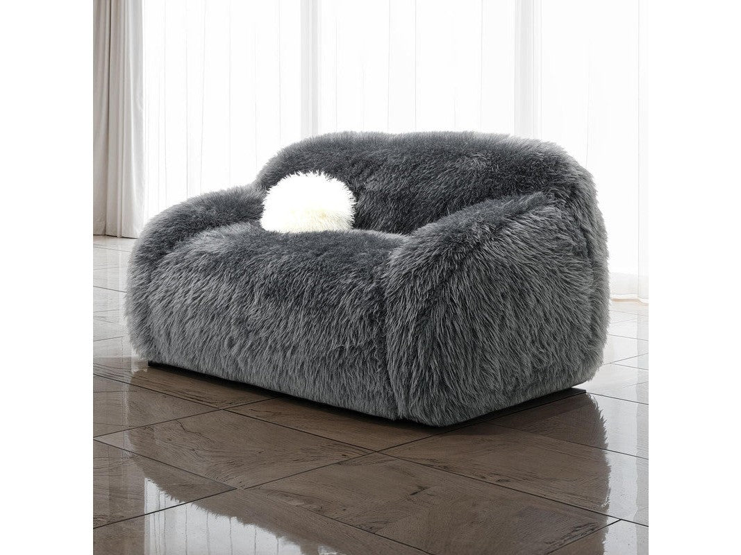 Darwen Dark Gray Loveseat