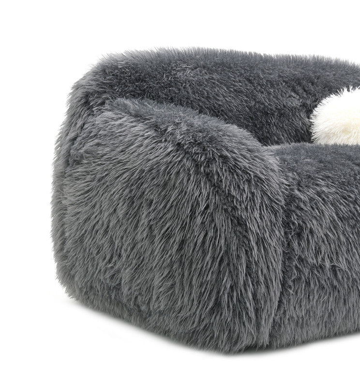 Darwen Dark Gray Loveseat - Image 5
