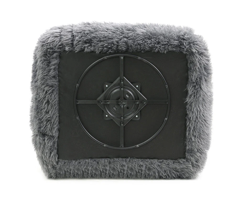 Darwen Dark Gray Swivel Chair - Image 5