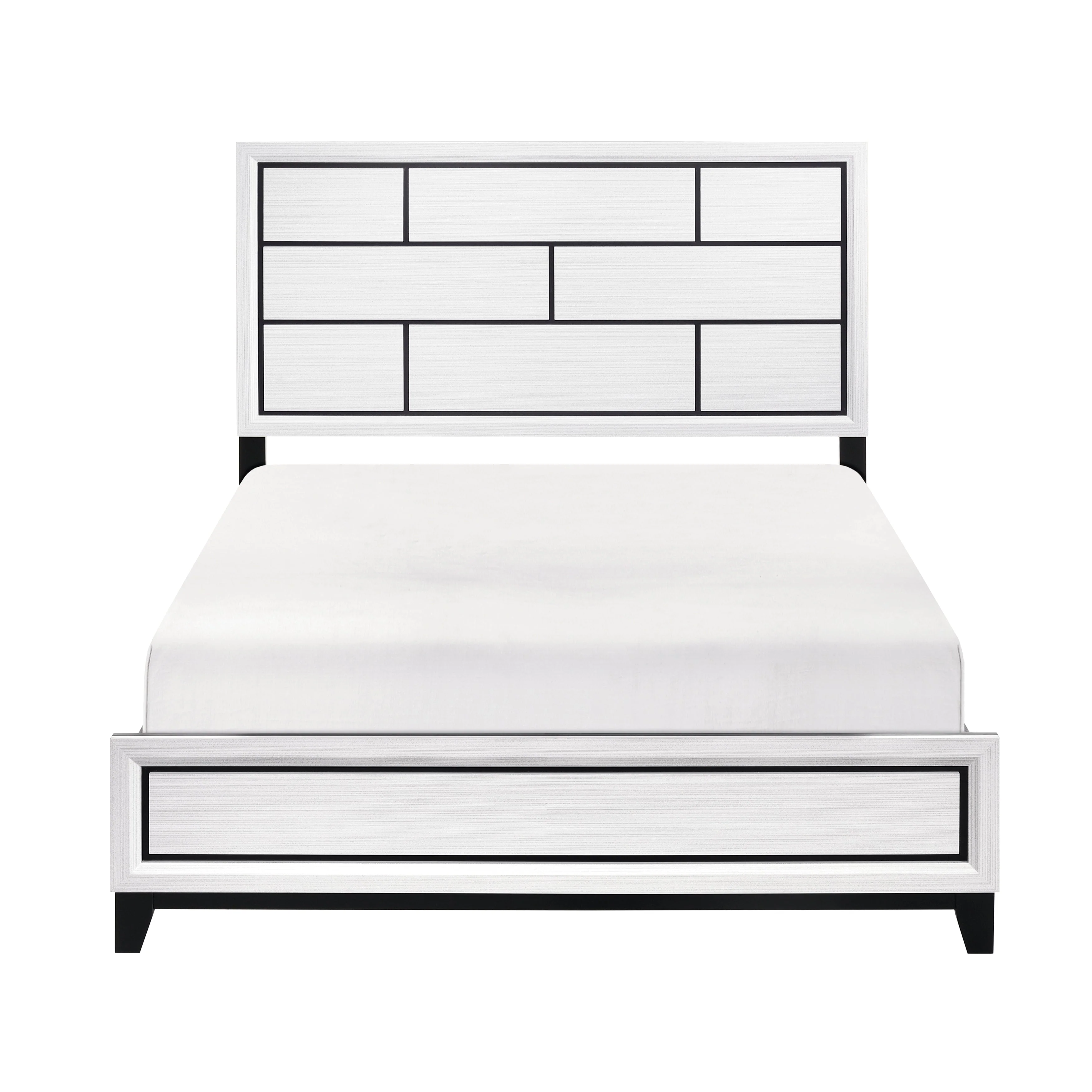 Davi White Queen Panel Bed - Image 6