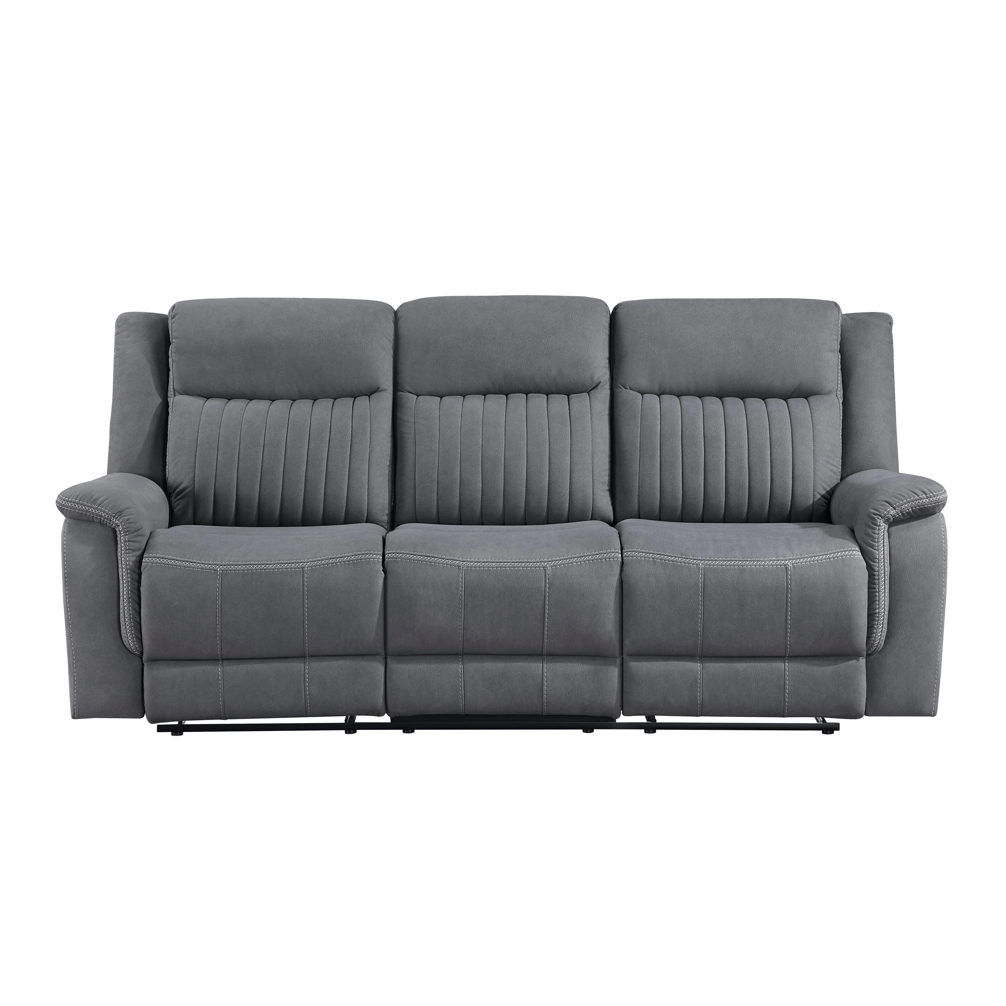 Dean Gray Double Reclining Sofa