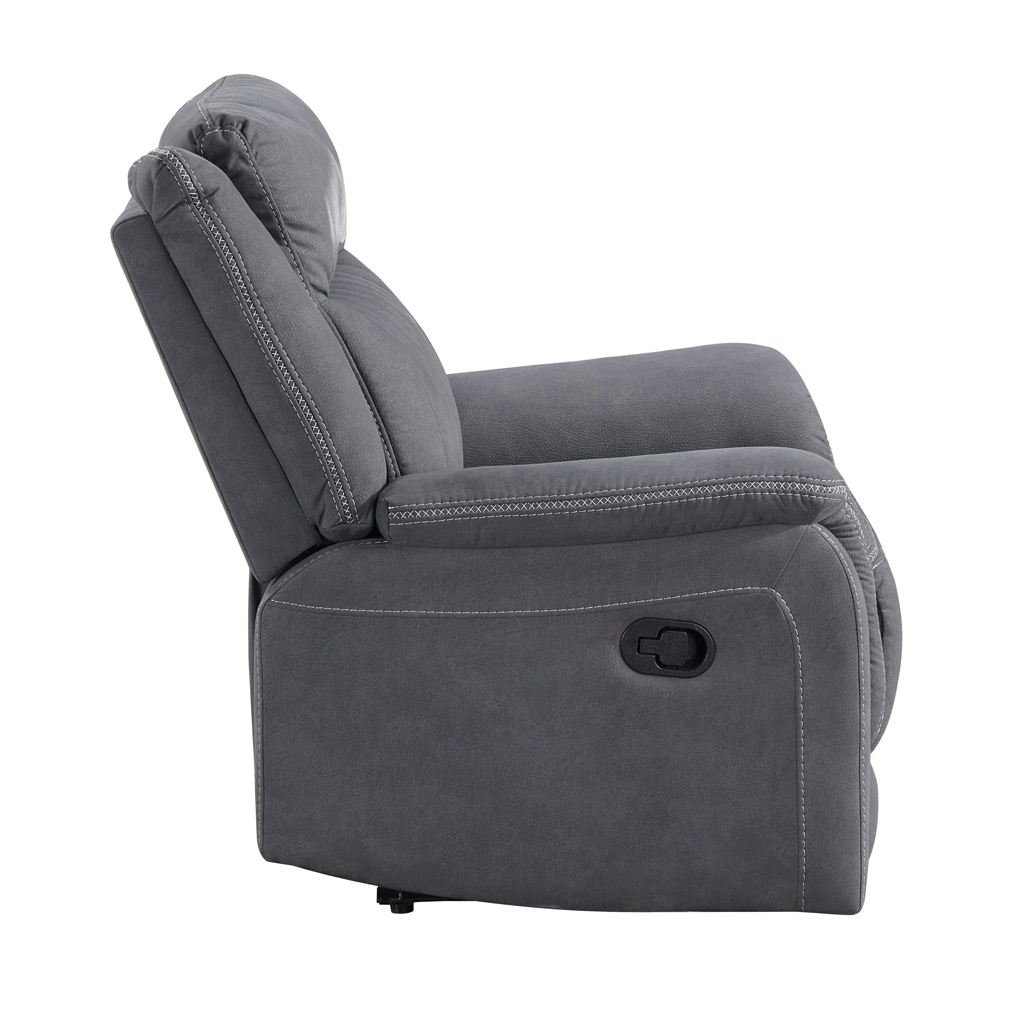 Dean Gray Reclining Chair - Image 4