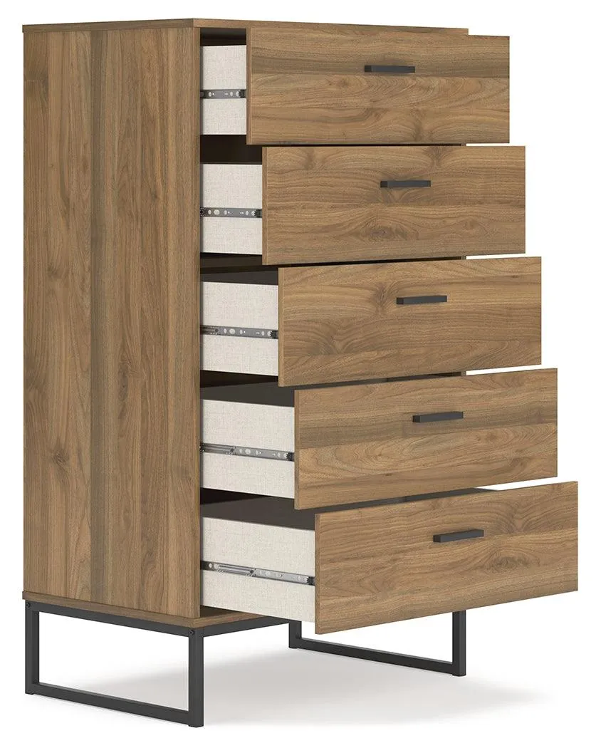 Deanlow Honey Chest of Drawers - Image 3