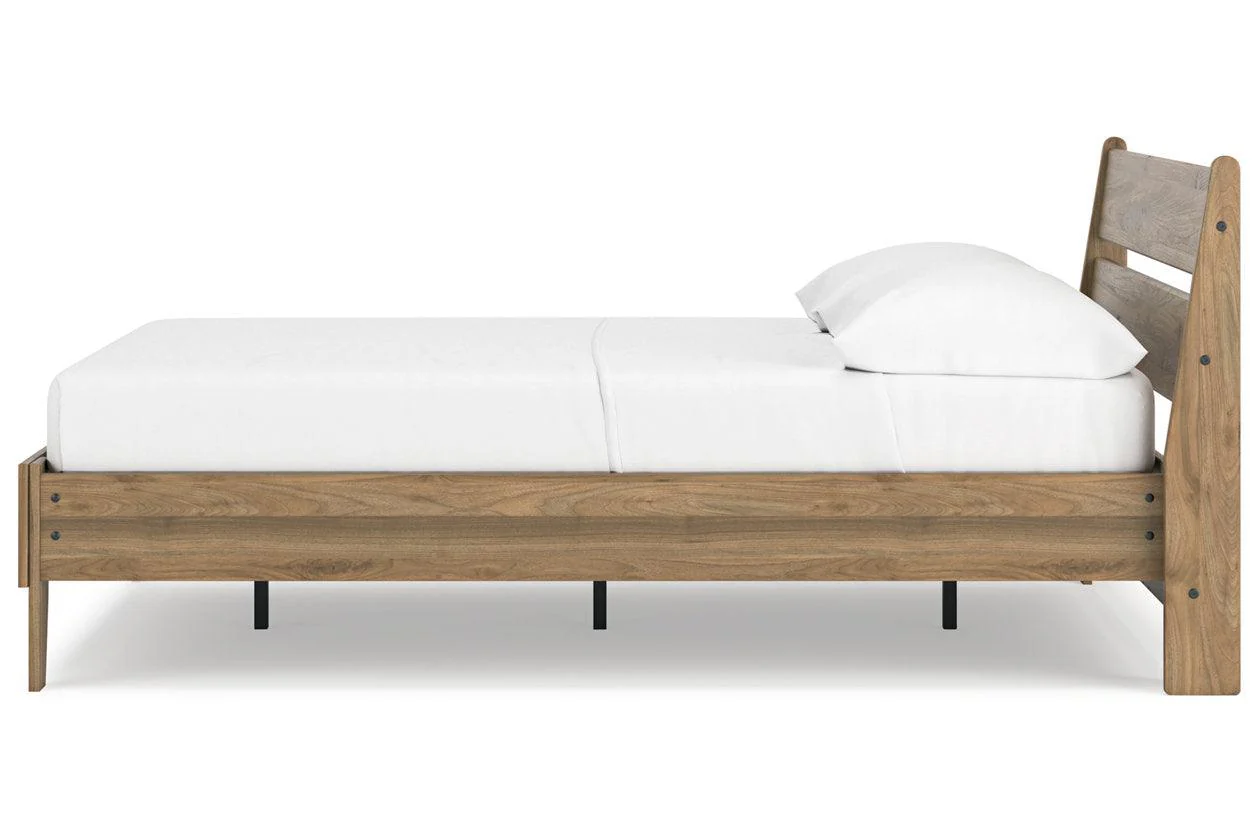 Deanlow Honey Full Platform Panel Bed - Image 6