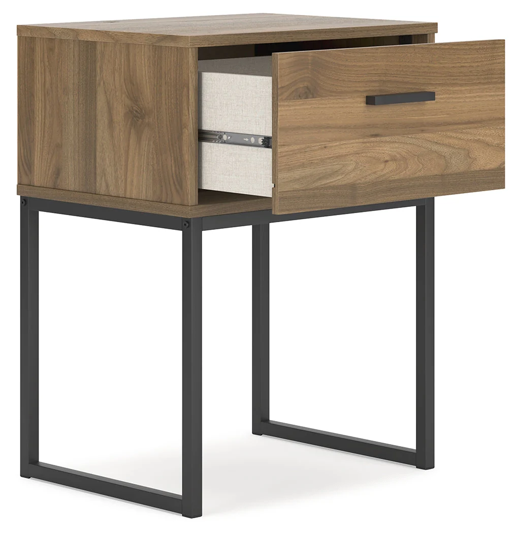 Deanlow Honey Youth Bookcase Corner Storage Bedroom Set - Image 14