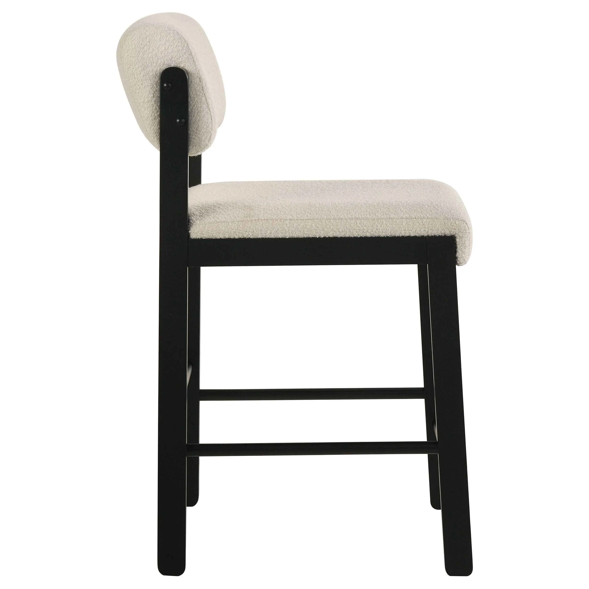 Decker Cream/Black 7-piece 70-inch Rectangular Counter Height Dining Set - Image 10