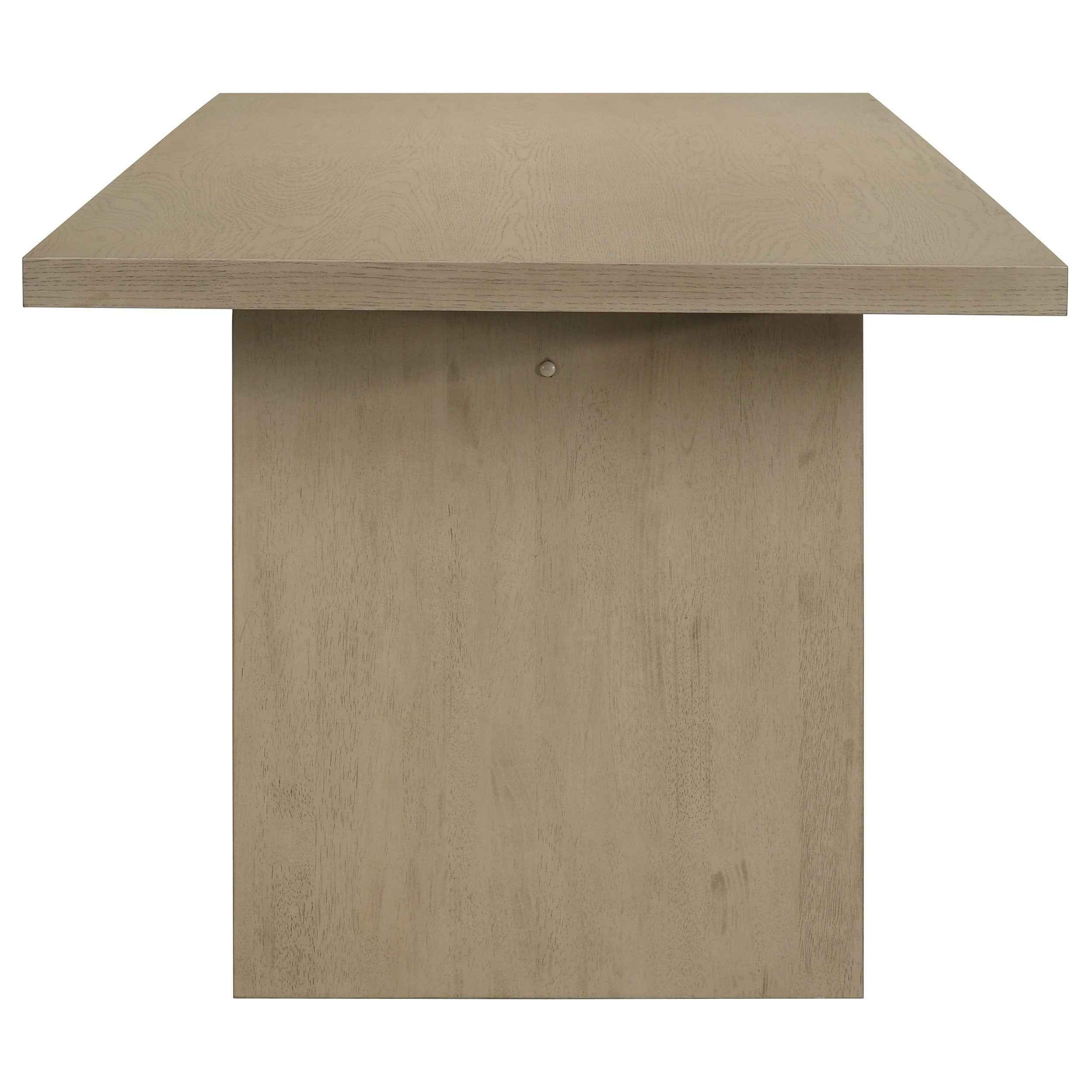 Decker Cream/Natural Oak 7-piece 82-inch Rectangular Dining Set - Image 5