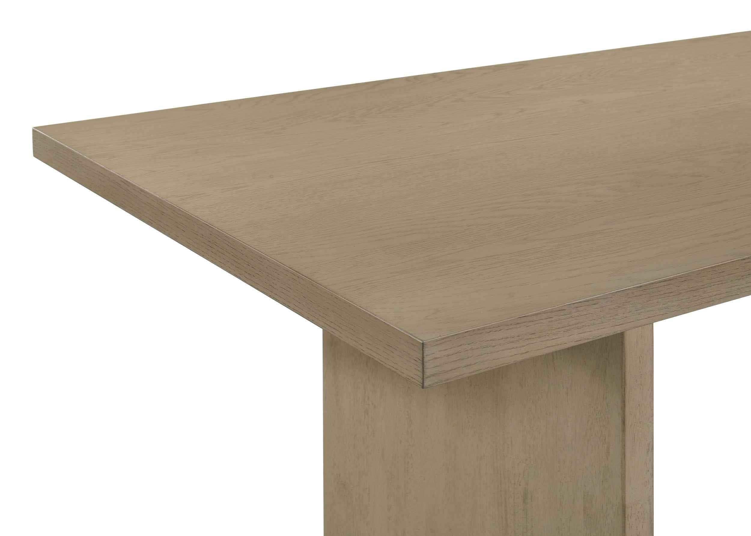 Decker Cream/Natural Oak 7-piece 82-inch Rectangular Dining Set - Image 7