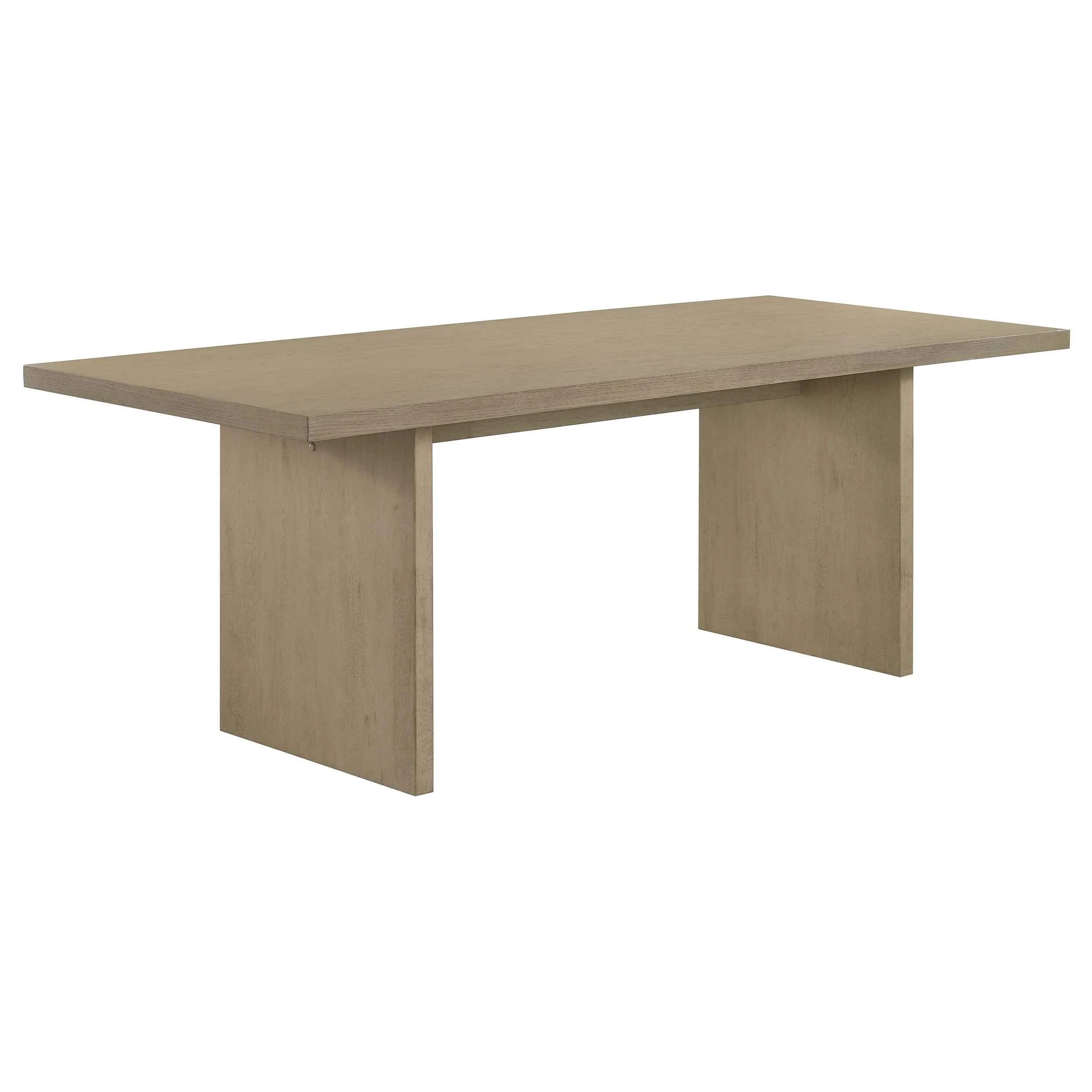 Decker Cream/Natural Oak 7-piece 82-inch Rectangular Dining Set - Image 3