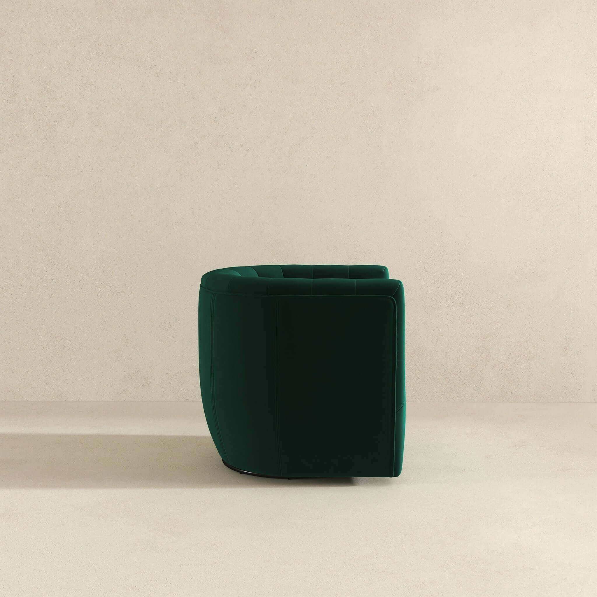 Delaney Green Velvet Swivel Chair - Image 6