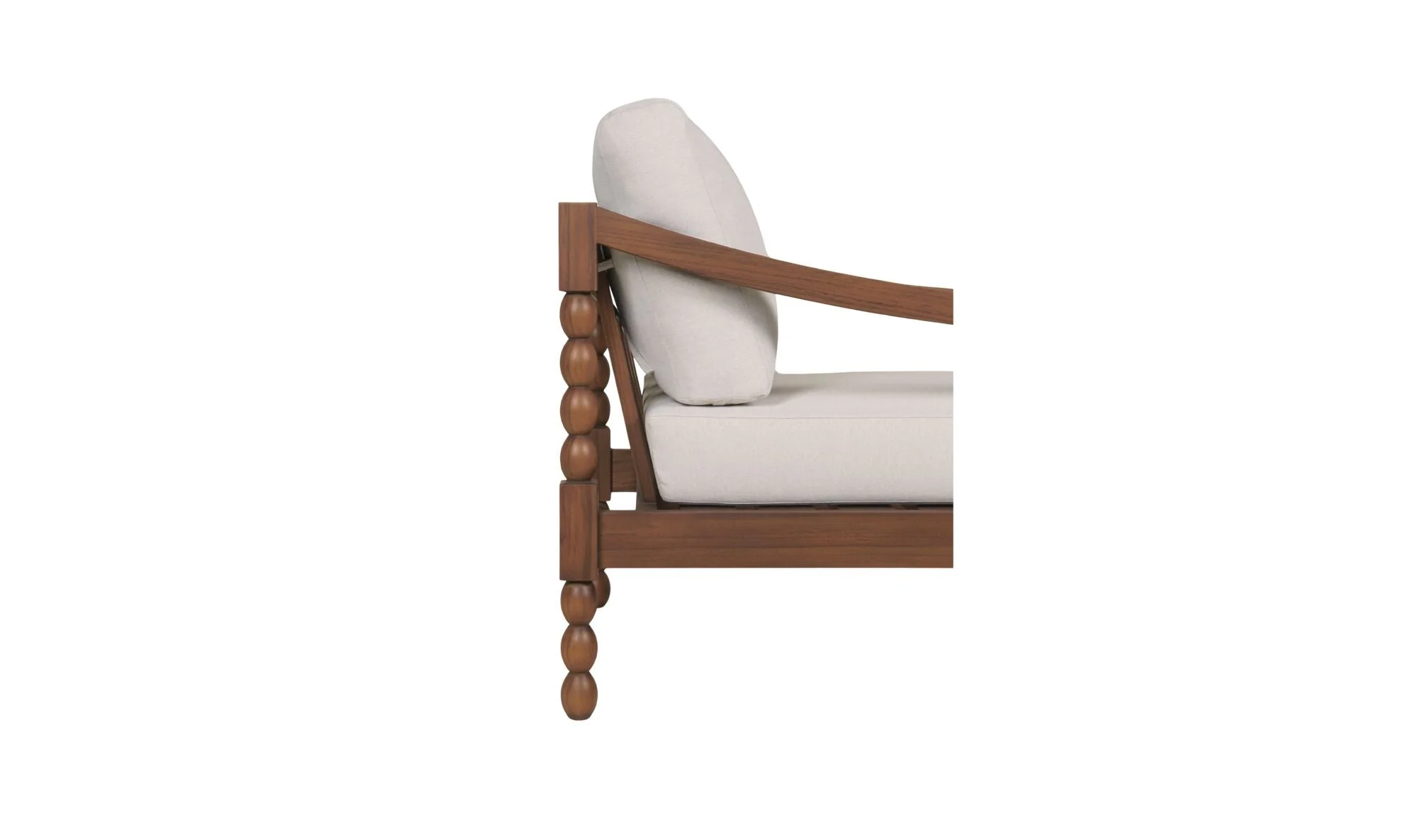 Delilah Outdoor Accent Chair Brown - Image 9