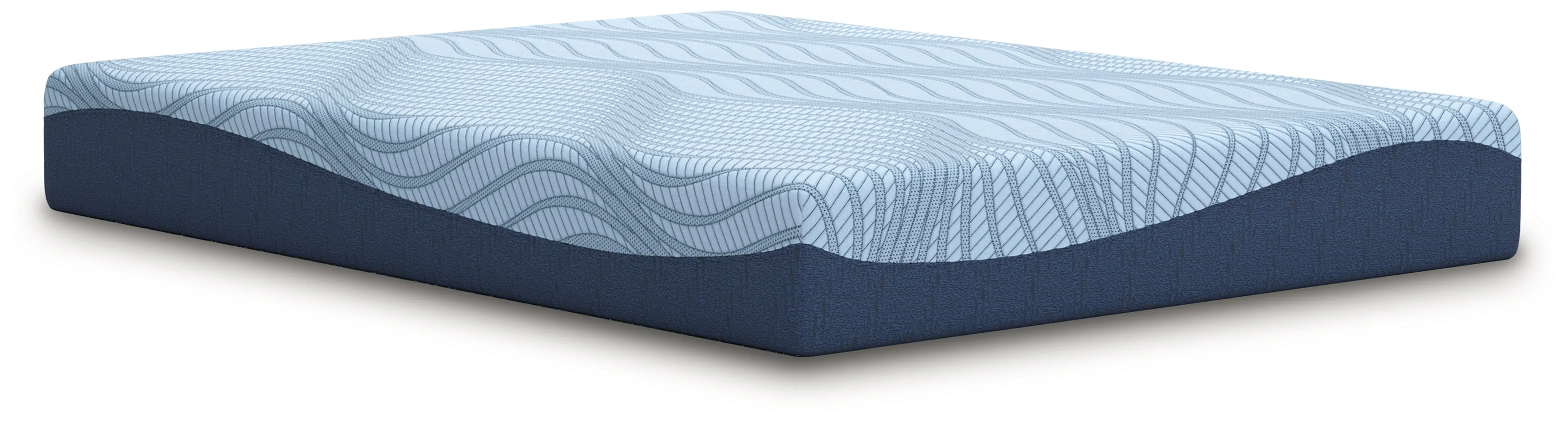 Dellyn 10 Memory Foam White King Mattress - Image 2