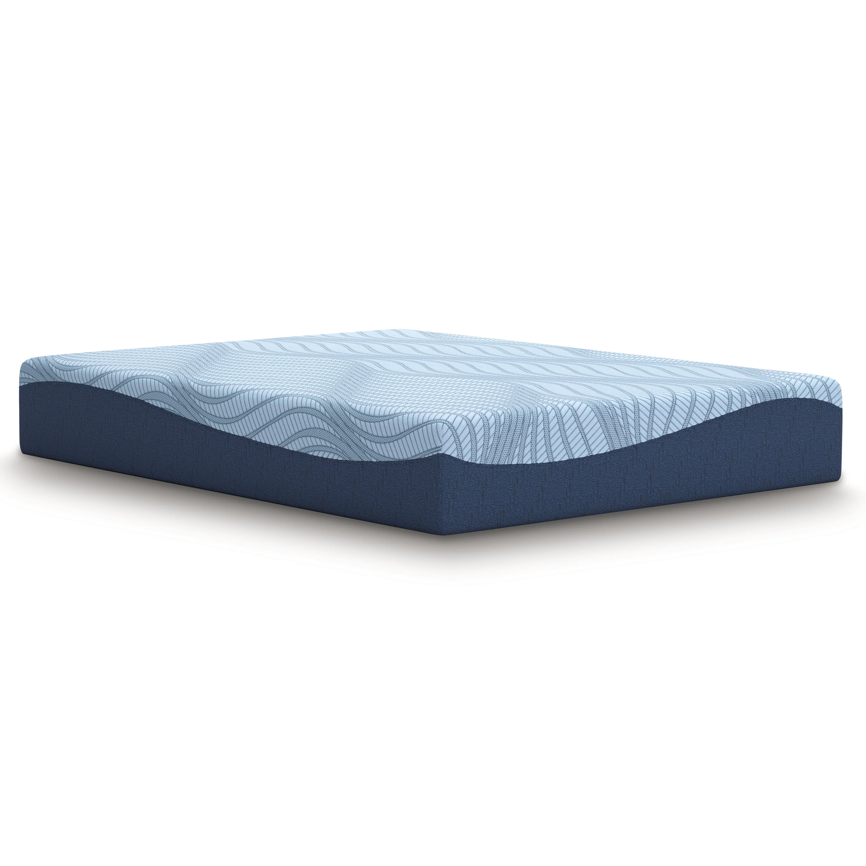 Dellyn 12 Memory Foam White California King Mattress - Image 2