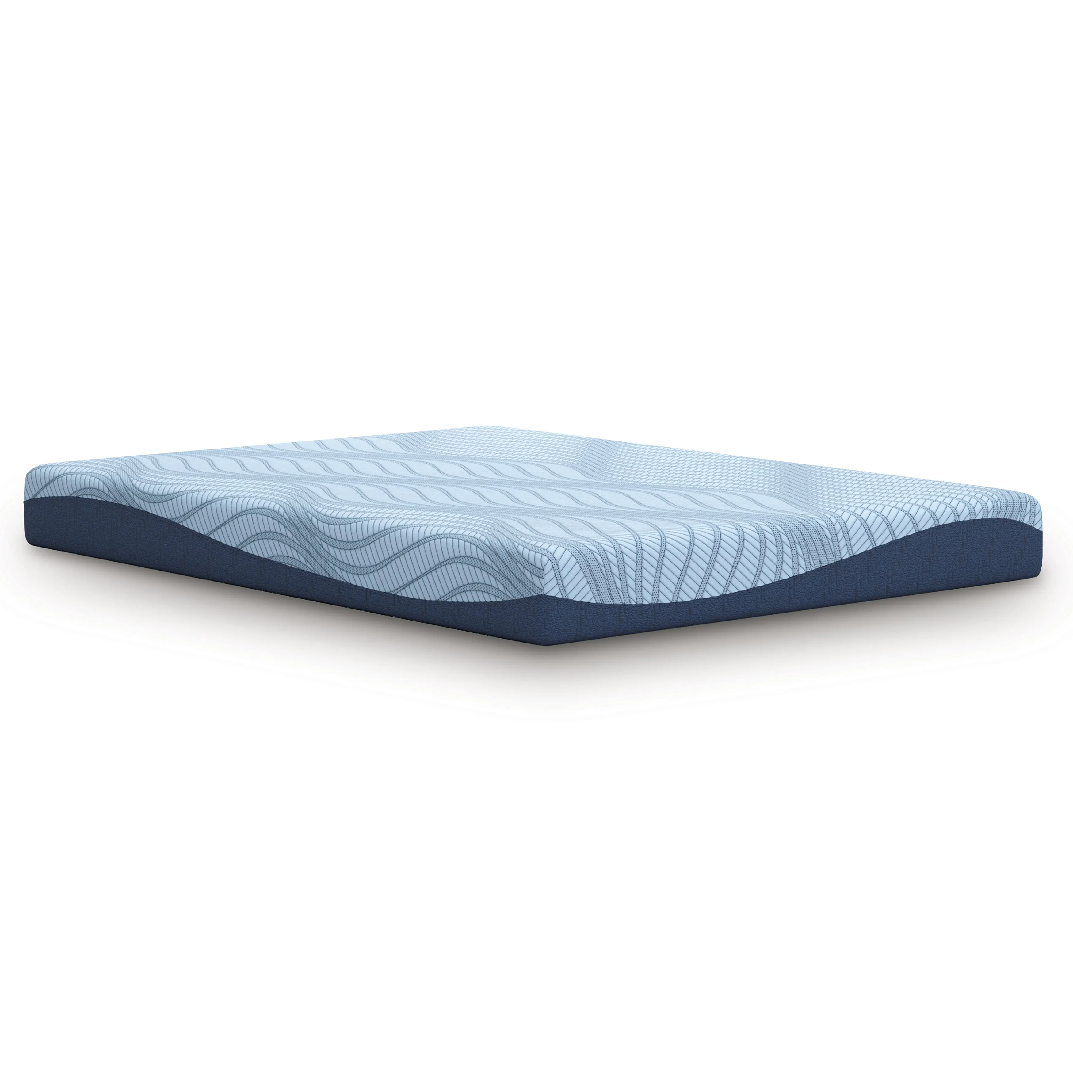 Dellyn 8 Memory Foam White Queen Mattress - Image 2