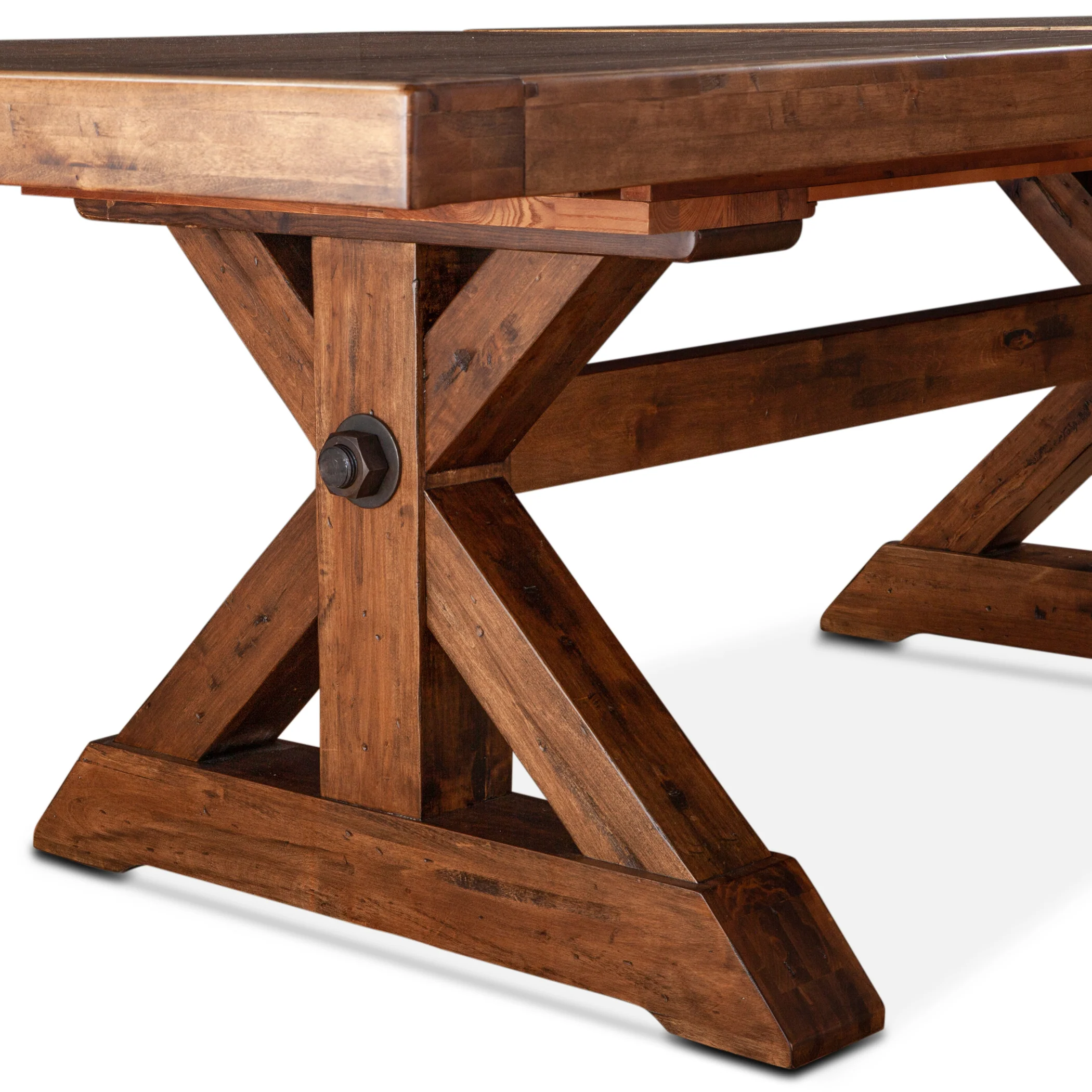 Grassroots Aspen 88-110" Extension Table in Earth - Image 9