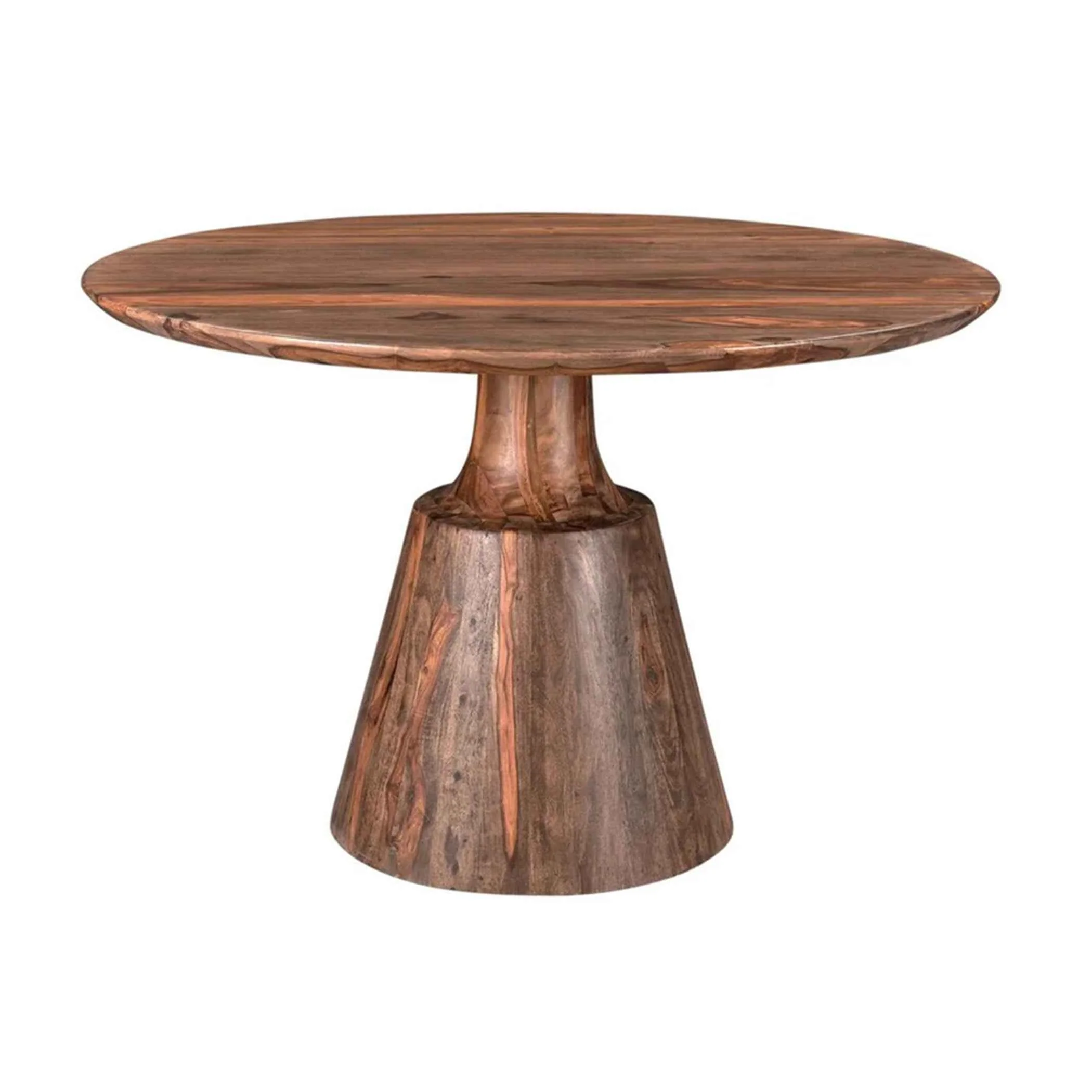 Miles 46" Round Dining in Brownstone - Image 2