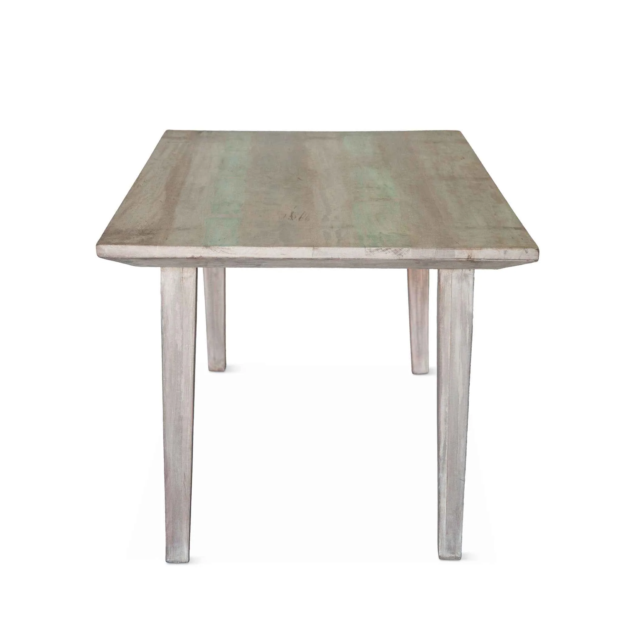 Ibizia 66" Dining Table in Vintage Teal Reclaimed Wood - Image 4
