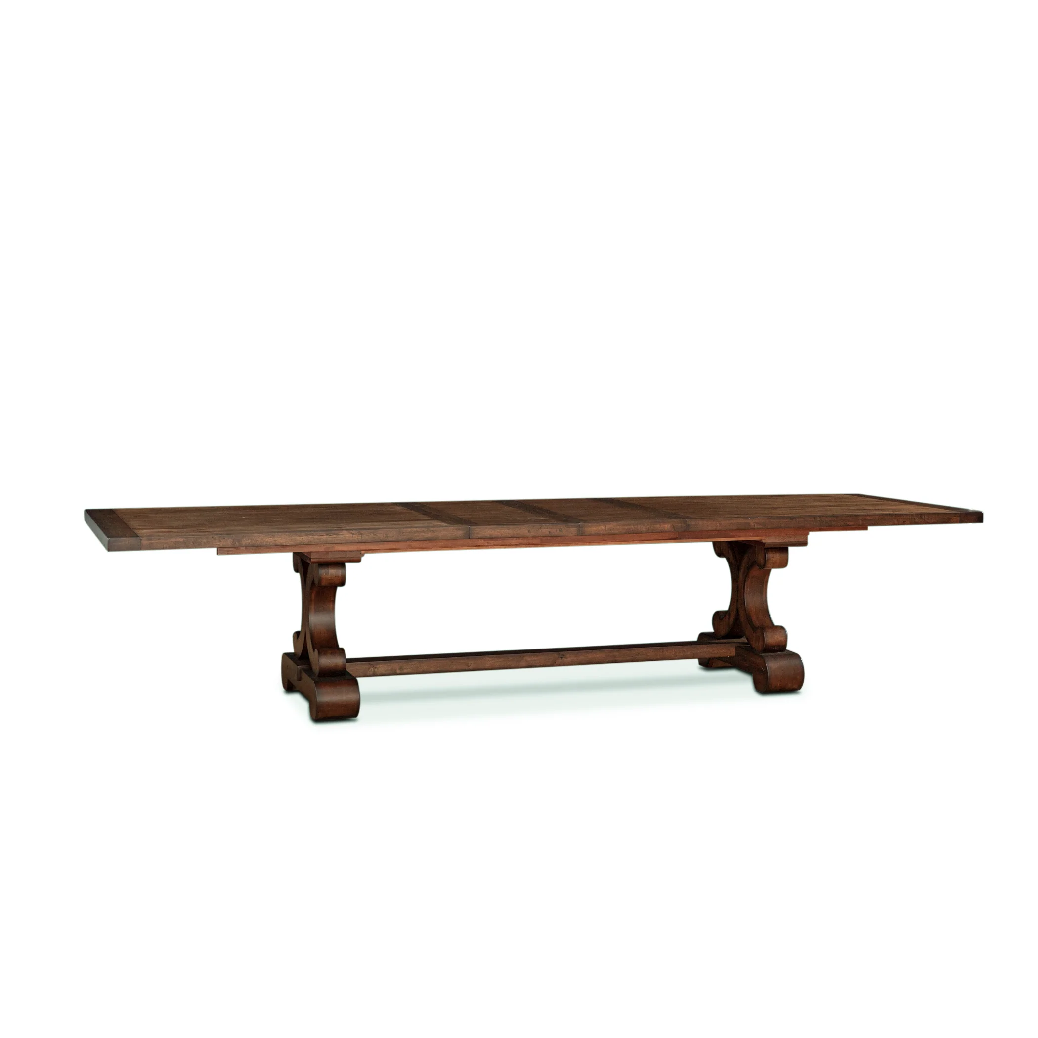 Grassroots Maxwell 108"-144" Extension Table in Chestnut - Image 15