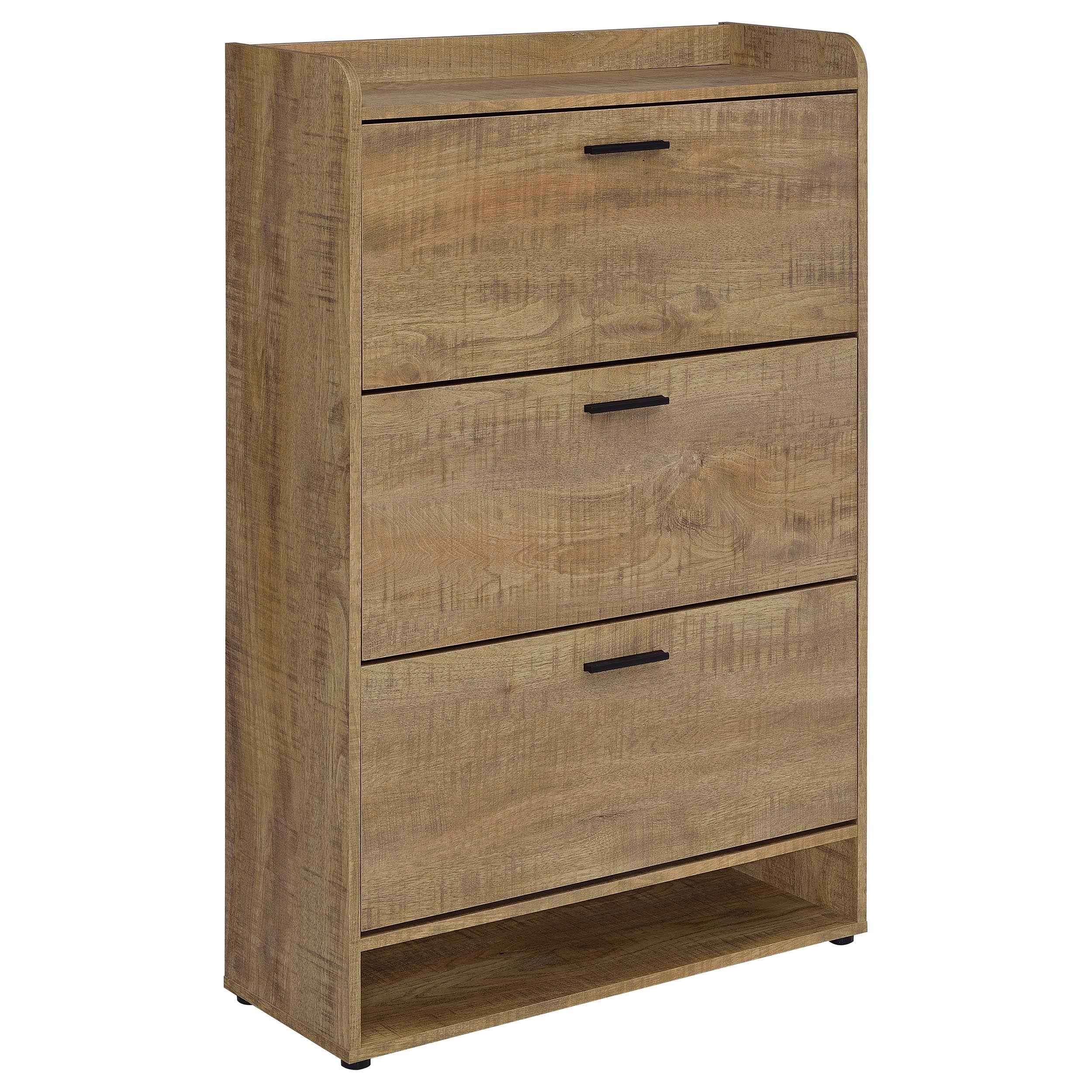 Denia Mango 3-tier Engineered Wood Shoe Cabinet - Image 3