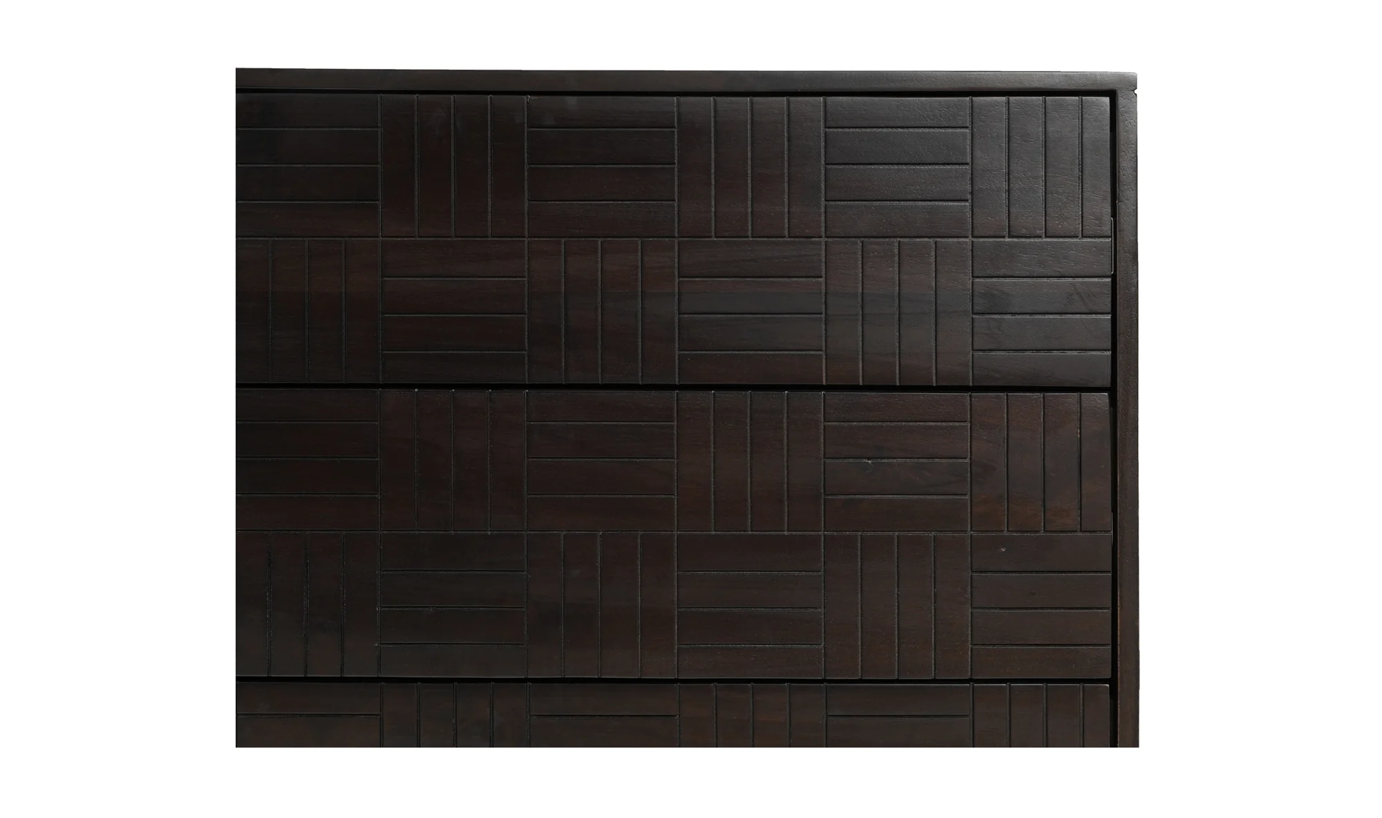 Denman 6 Drawer Dresser - Dark Brown - Image 5
