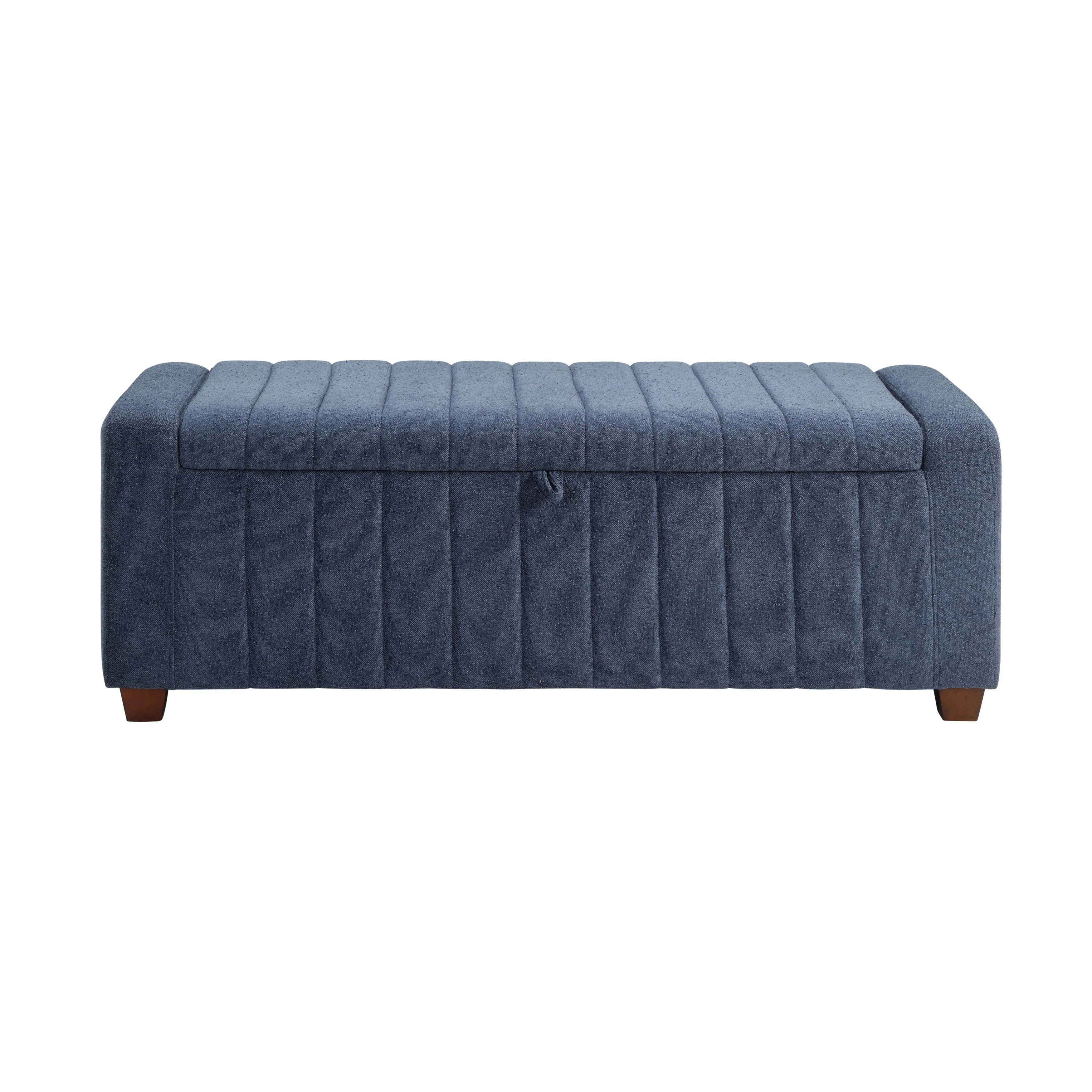 Derby Blue Storage Bench