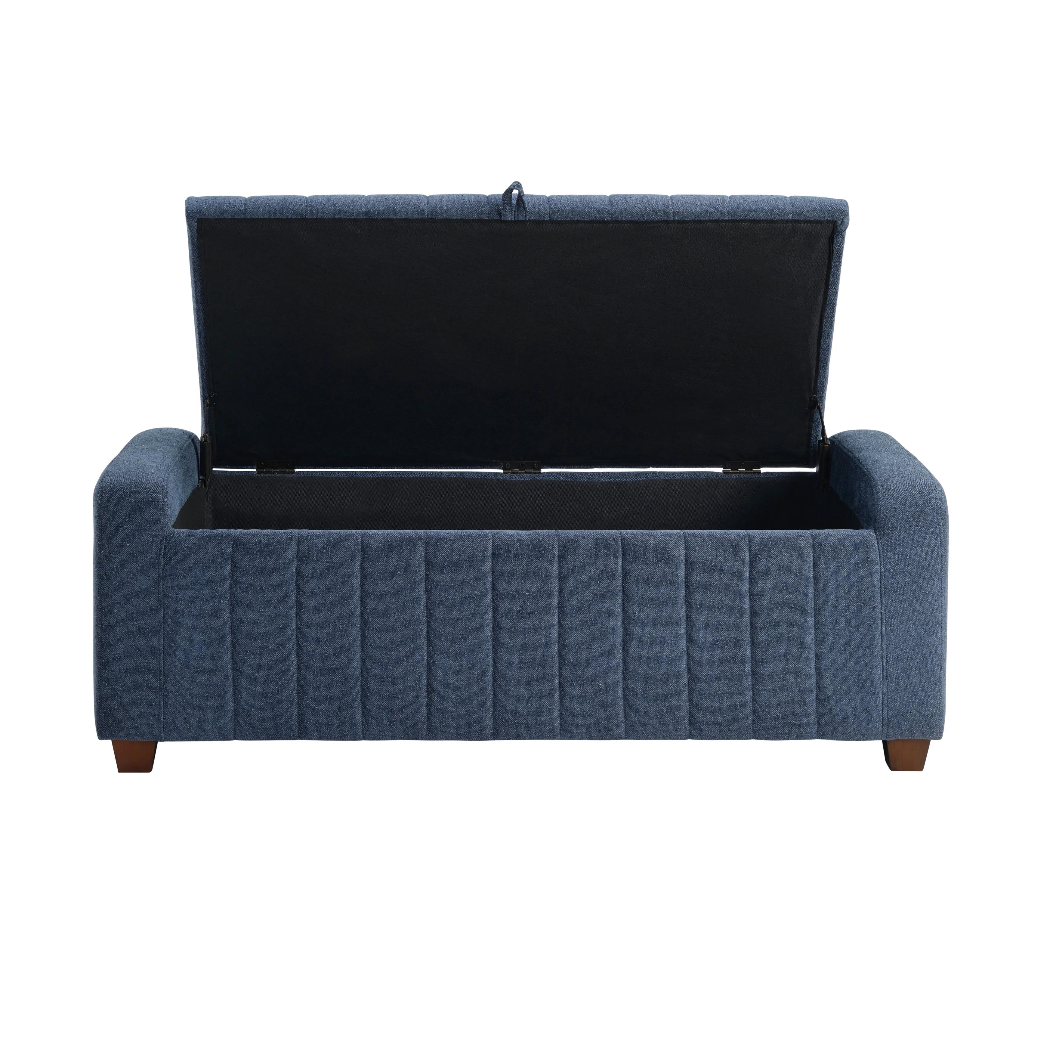 Derby Blue Storage Bench - Image 4