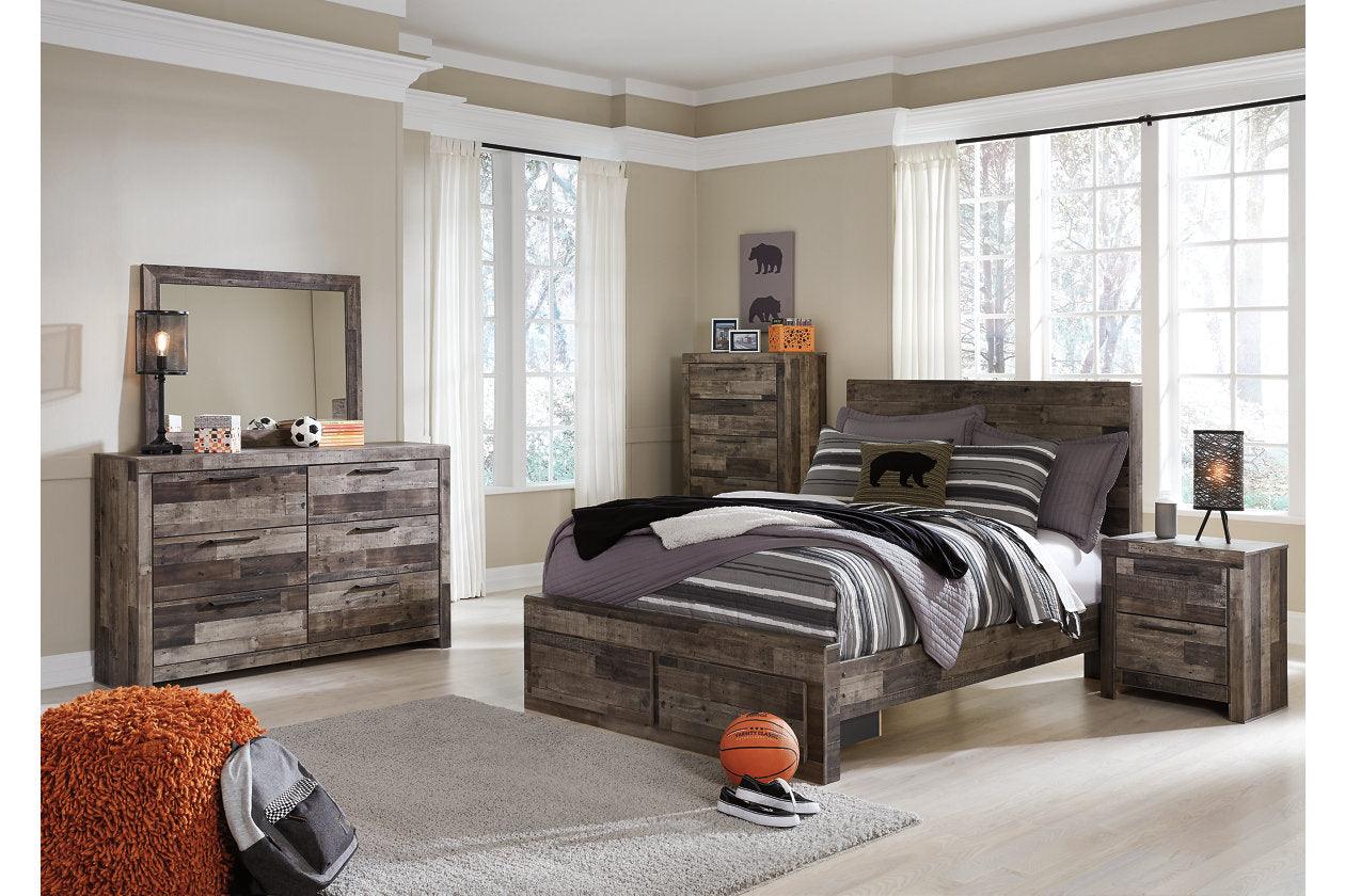 Derekson Multi Gray Full Panel Bed - Image 5