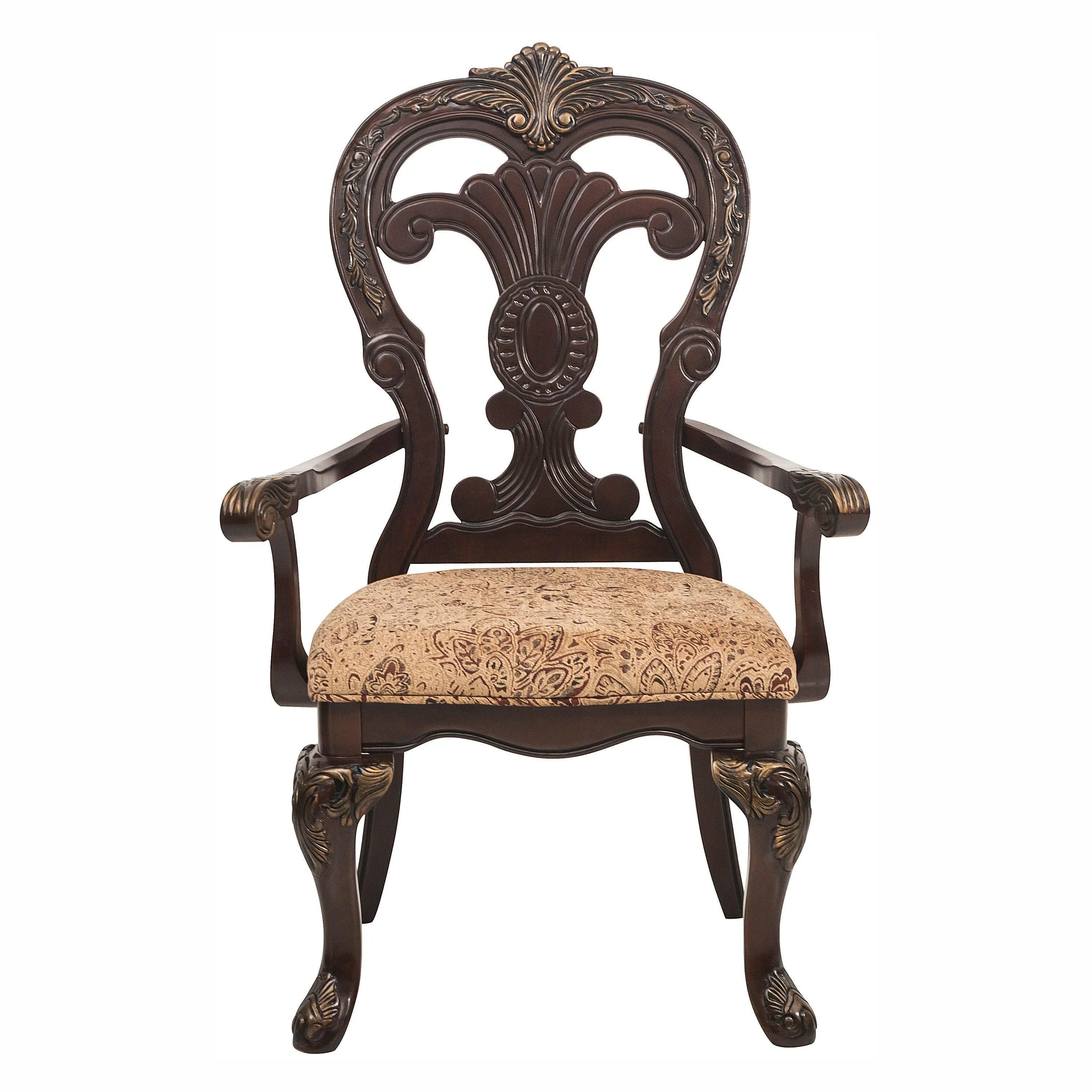 Deryn Park Cherry Arm Chair, Set of 2 - Image 3