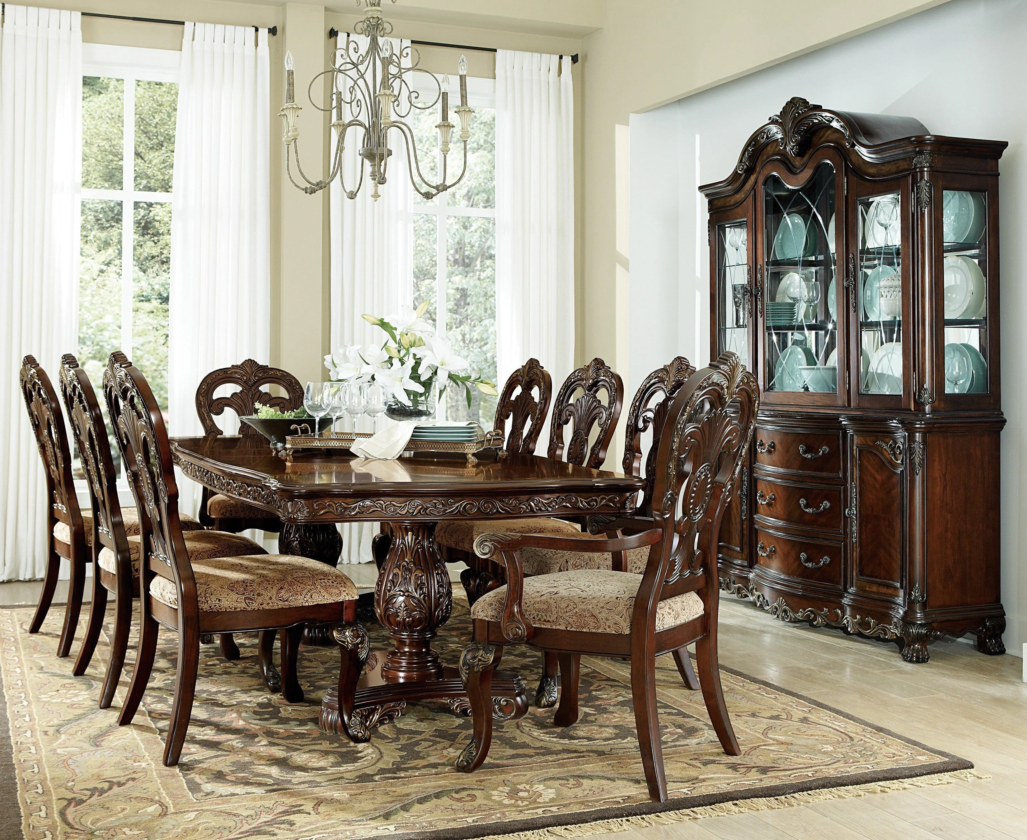 Deryn Park Cherry Extendable Dining Table - Image 2