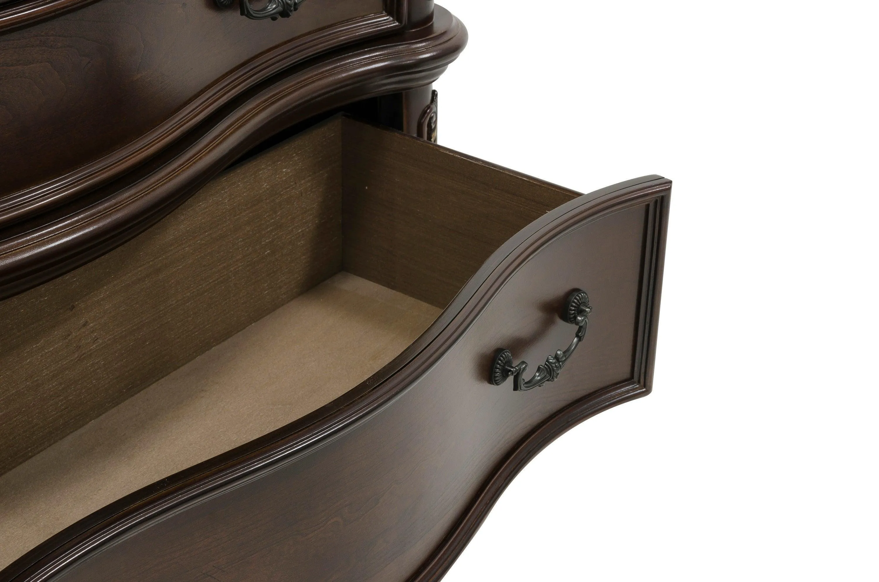 Deryn Park Cherry Sleigh Bedroom Set - Image 17