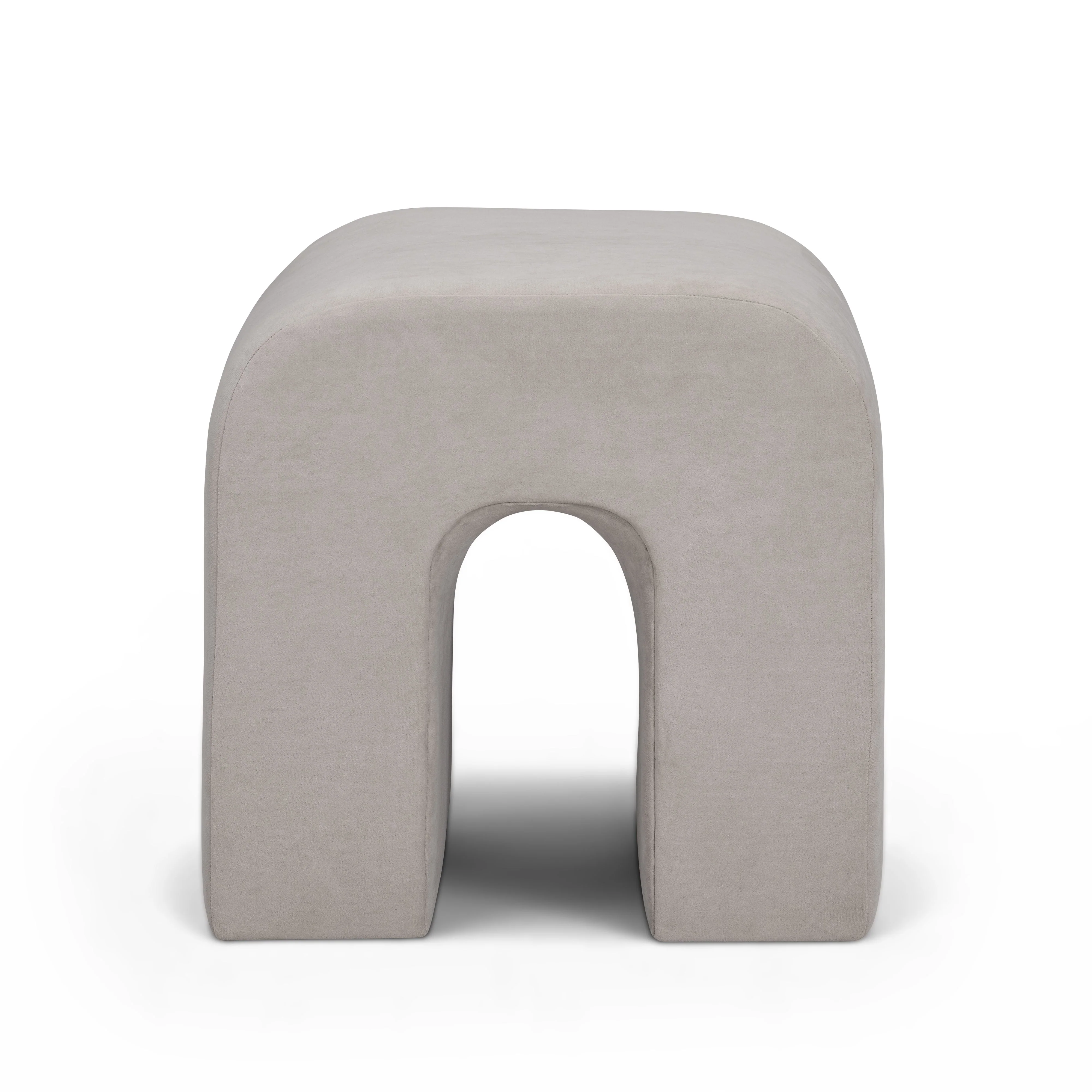 Desi Performance Velvet Ottoman