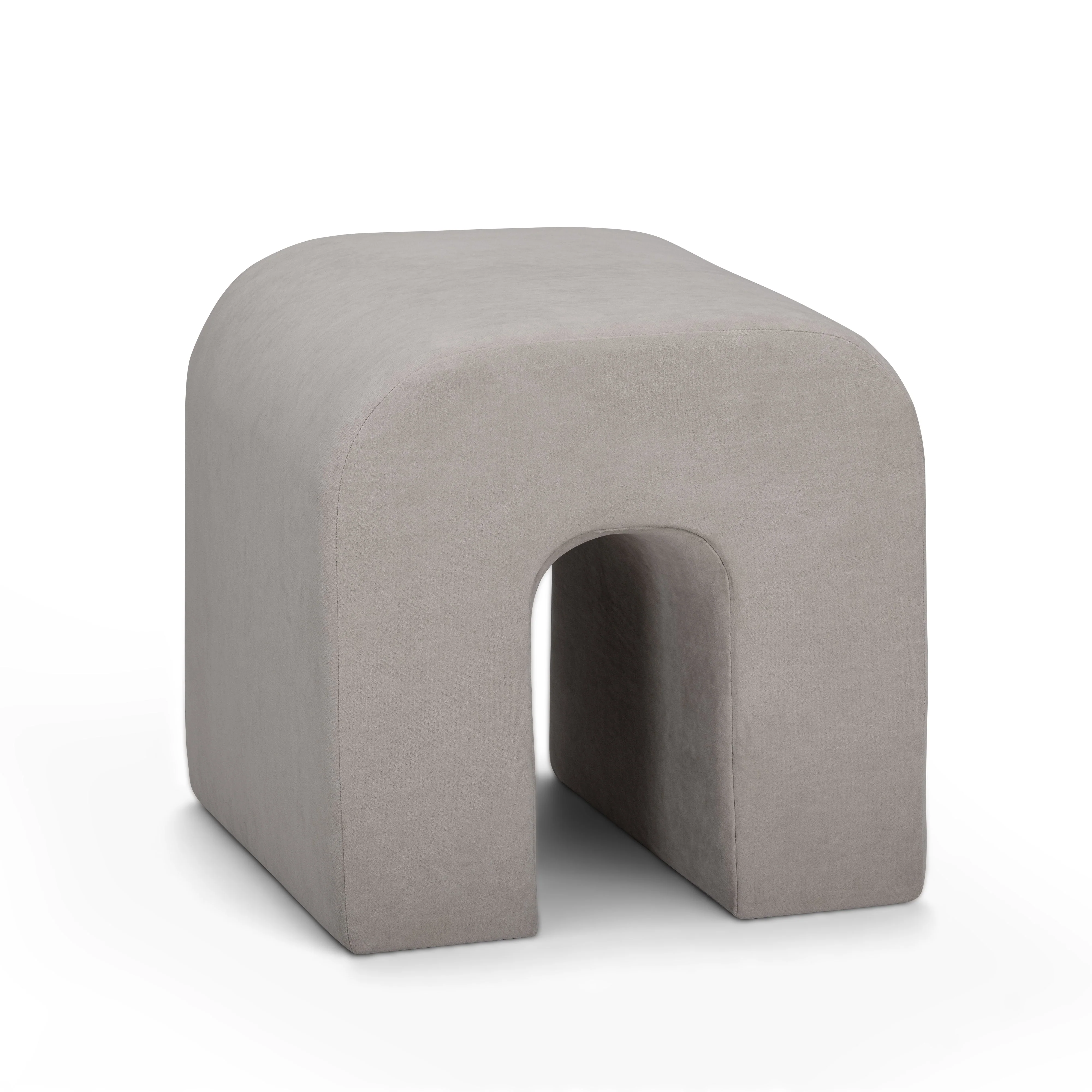 Desi Performance Velvet Ottoman - Image 2