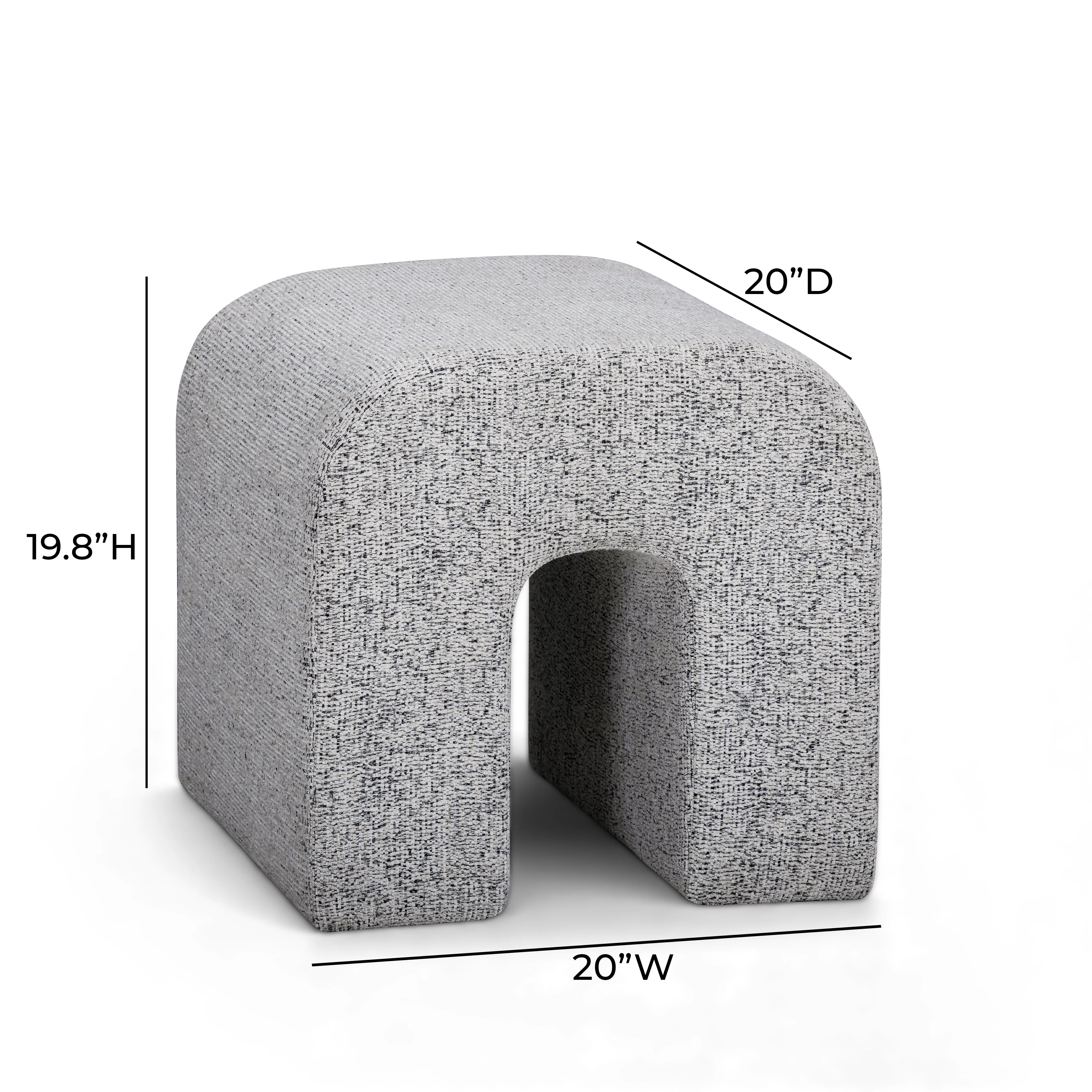 Desi Woven Performance Fabric Ottoman - Image 18