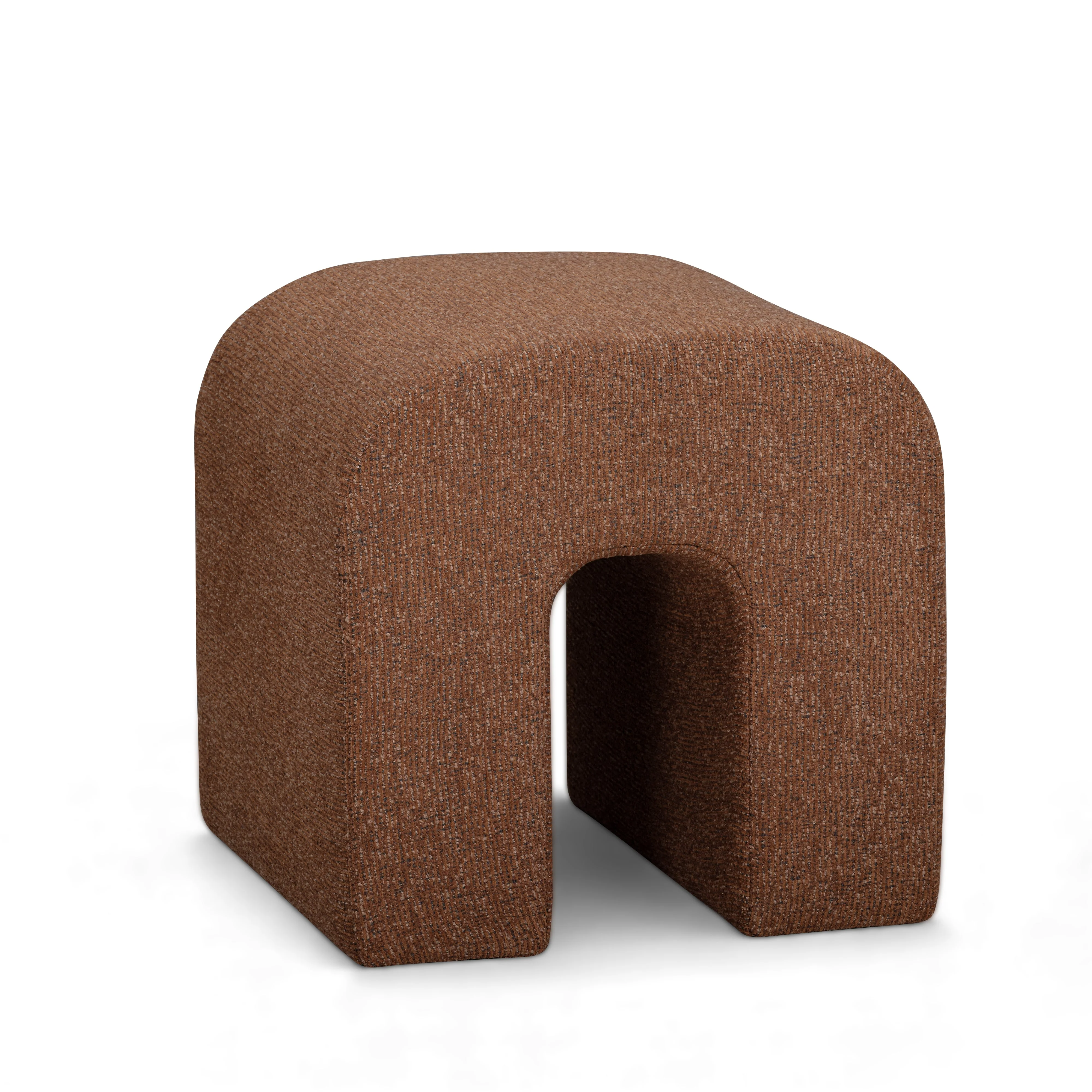 Desi Woven Performance Fabric Ottoman - Image 2