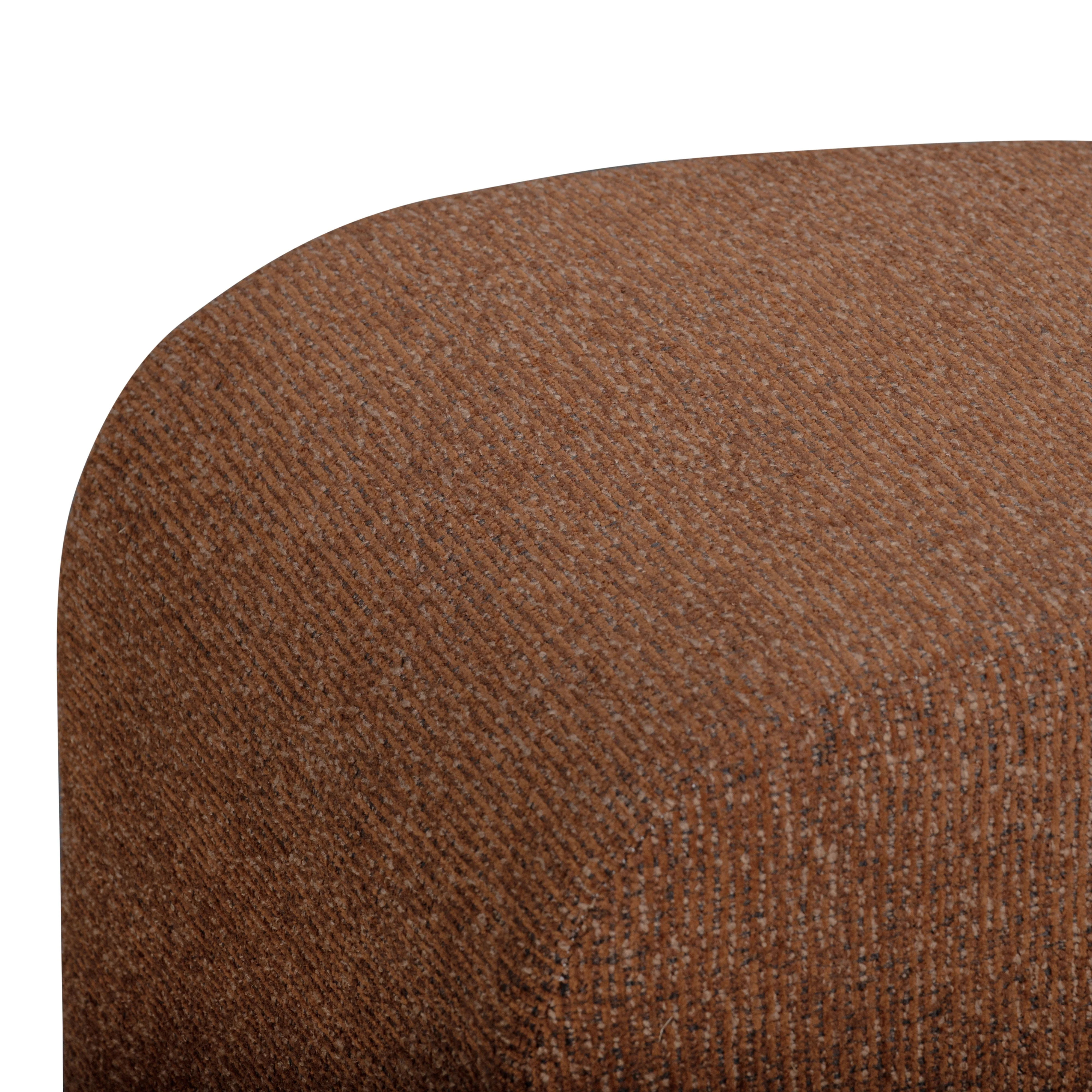 Desi Woven Performance Fabric Ottoman - Image 3