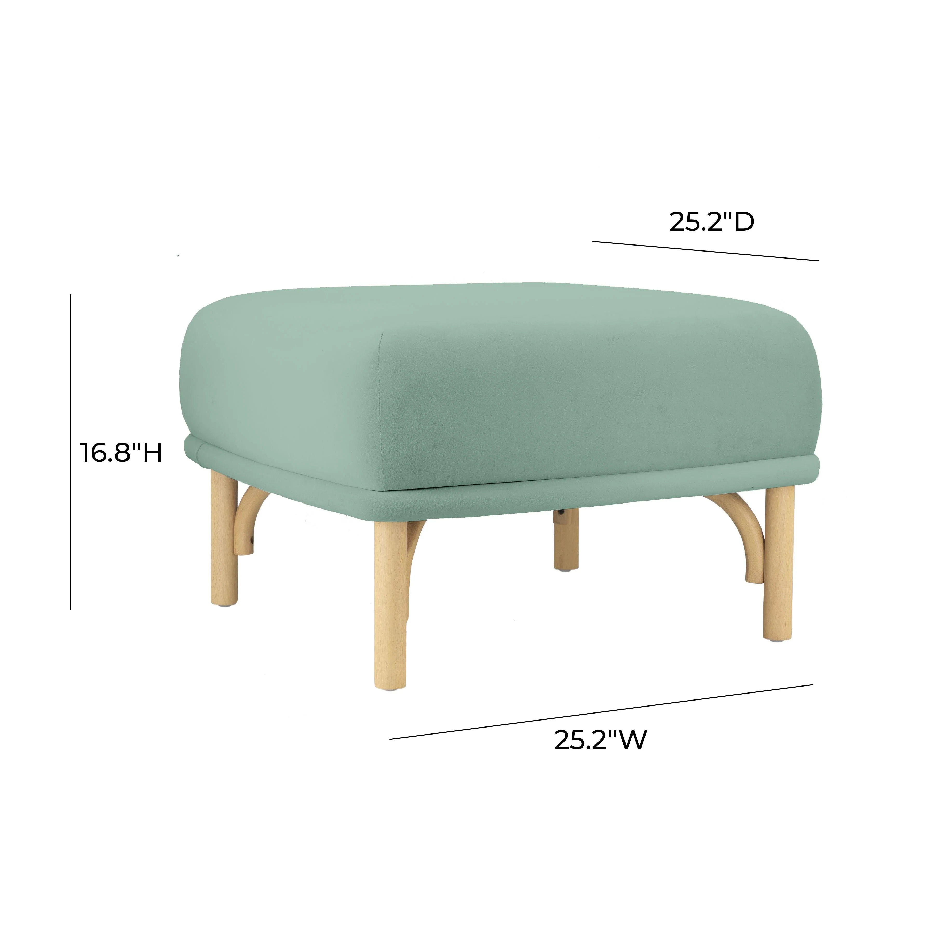 Desiree Velvet Ottoman - Image 10