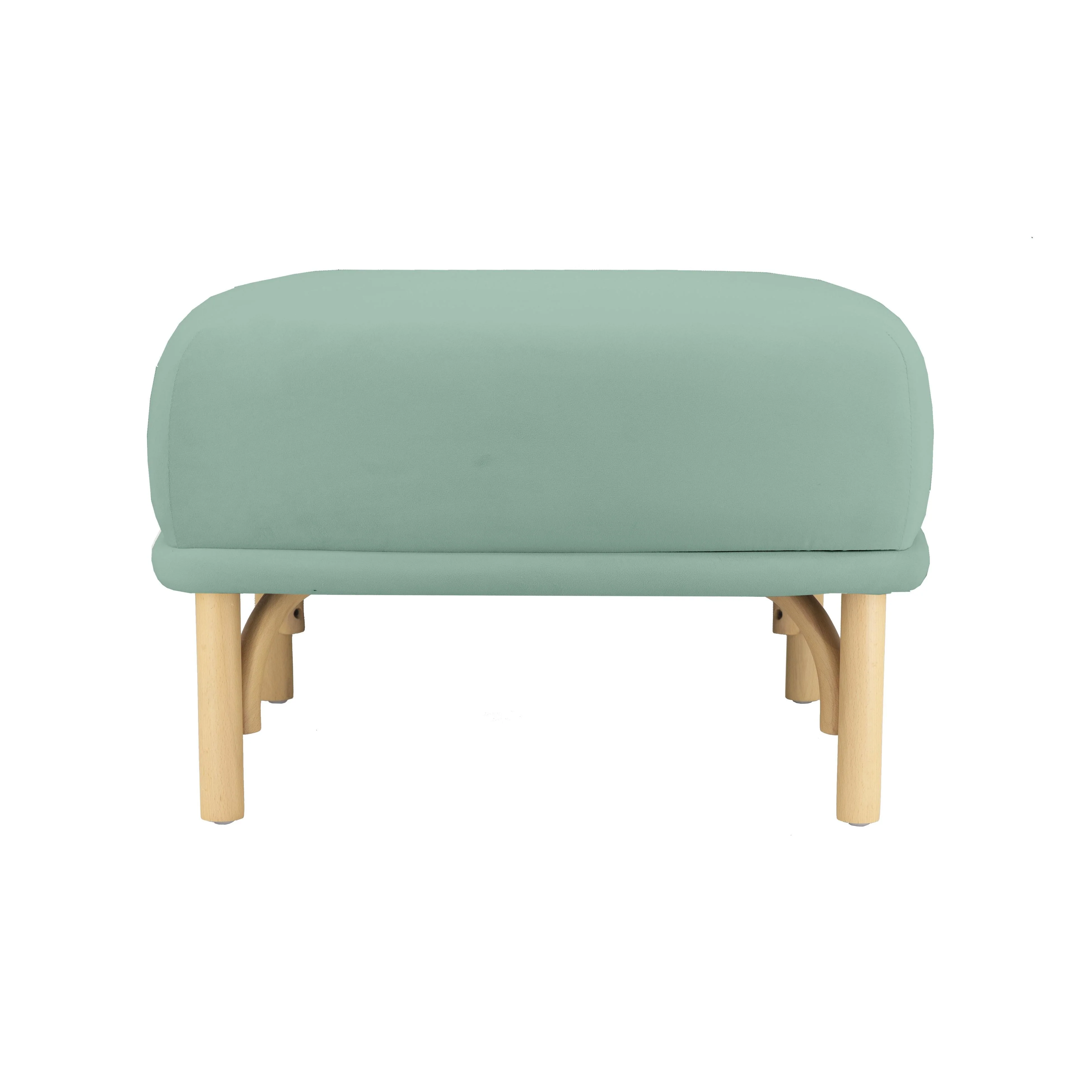 Desiree Velvet Ottoman - Image 8