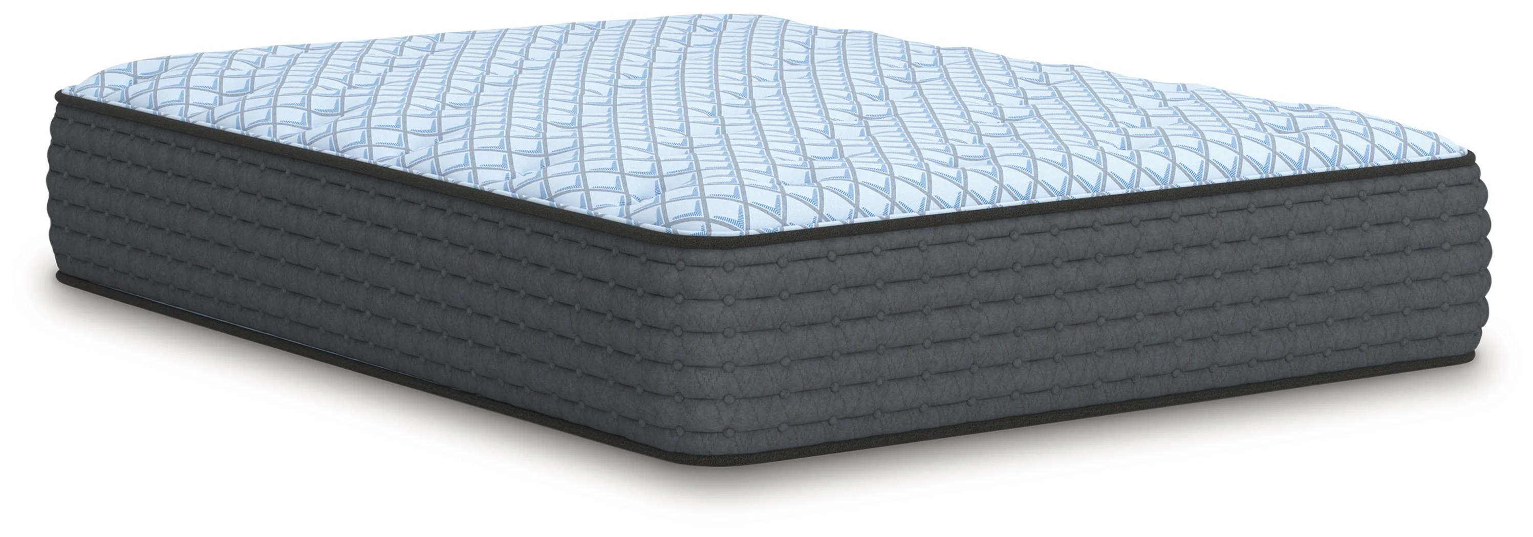 Destin Cove Plush Blue Hybrid King Mattress - Image 2
