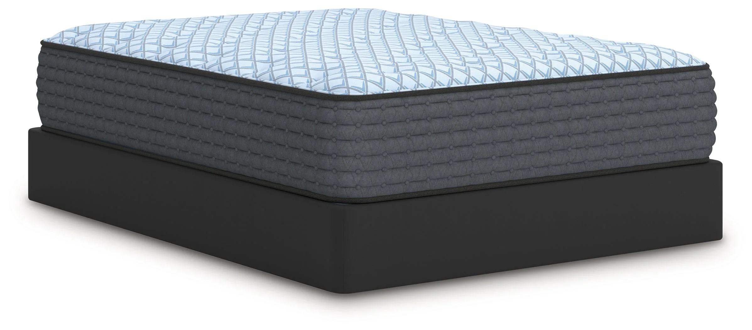 Destin Cove Plush Blue Hybrid King Mattress - Image 7