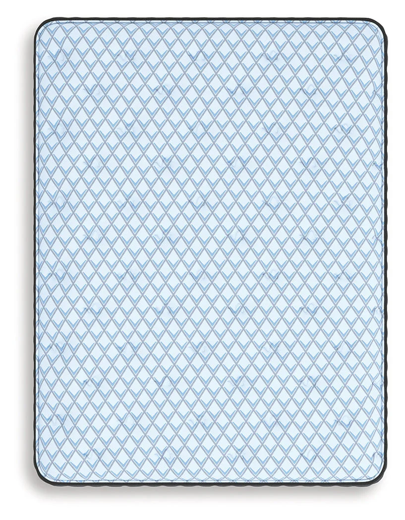 Destin Cove Plush Blue Hybrid Twin Mattress - Image 8